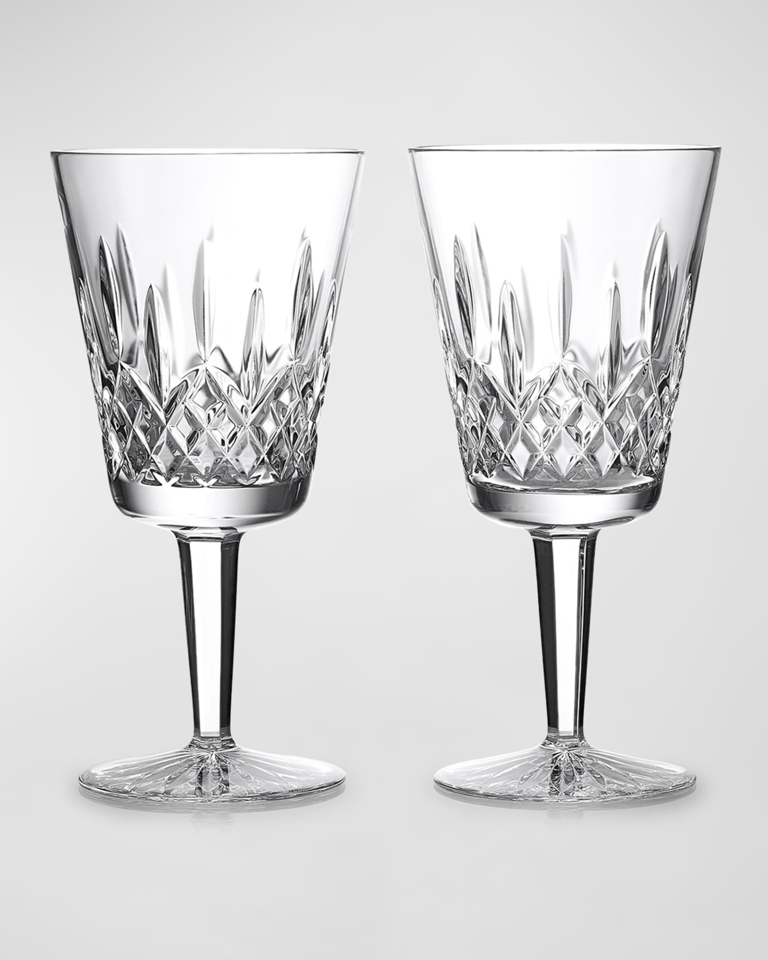 Waterford Crystal Lismore 13.5 oz Goblets, Set of 2