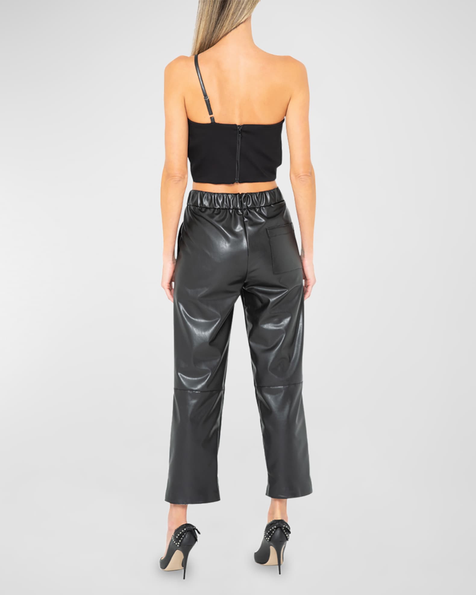 Cedar Faux Leather Pants 1