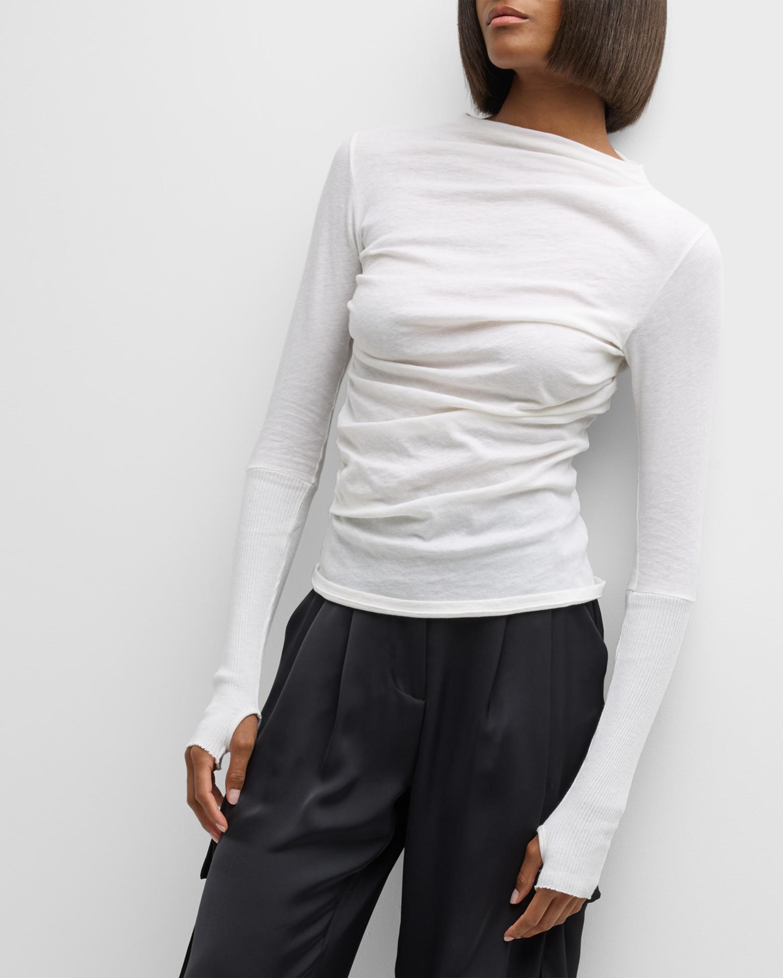 Enza Costa - Cashmere Easy Long Sleeve Crew