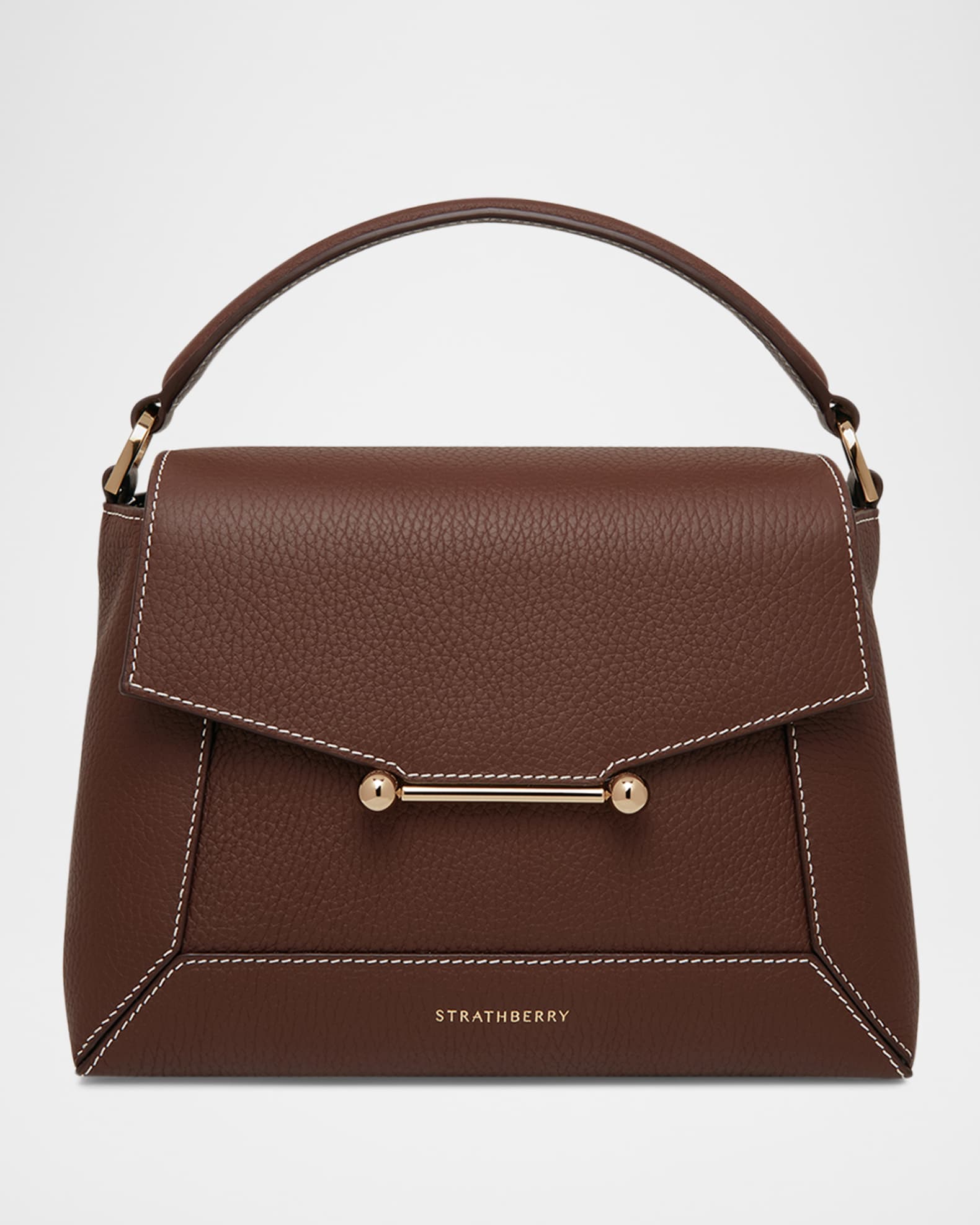 Mosaic Calf Leather Top-Handle Bag 0