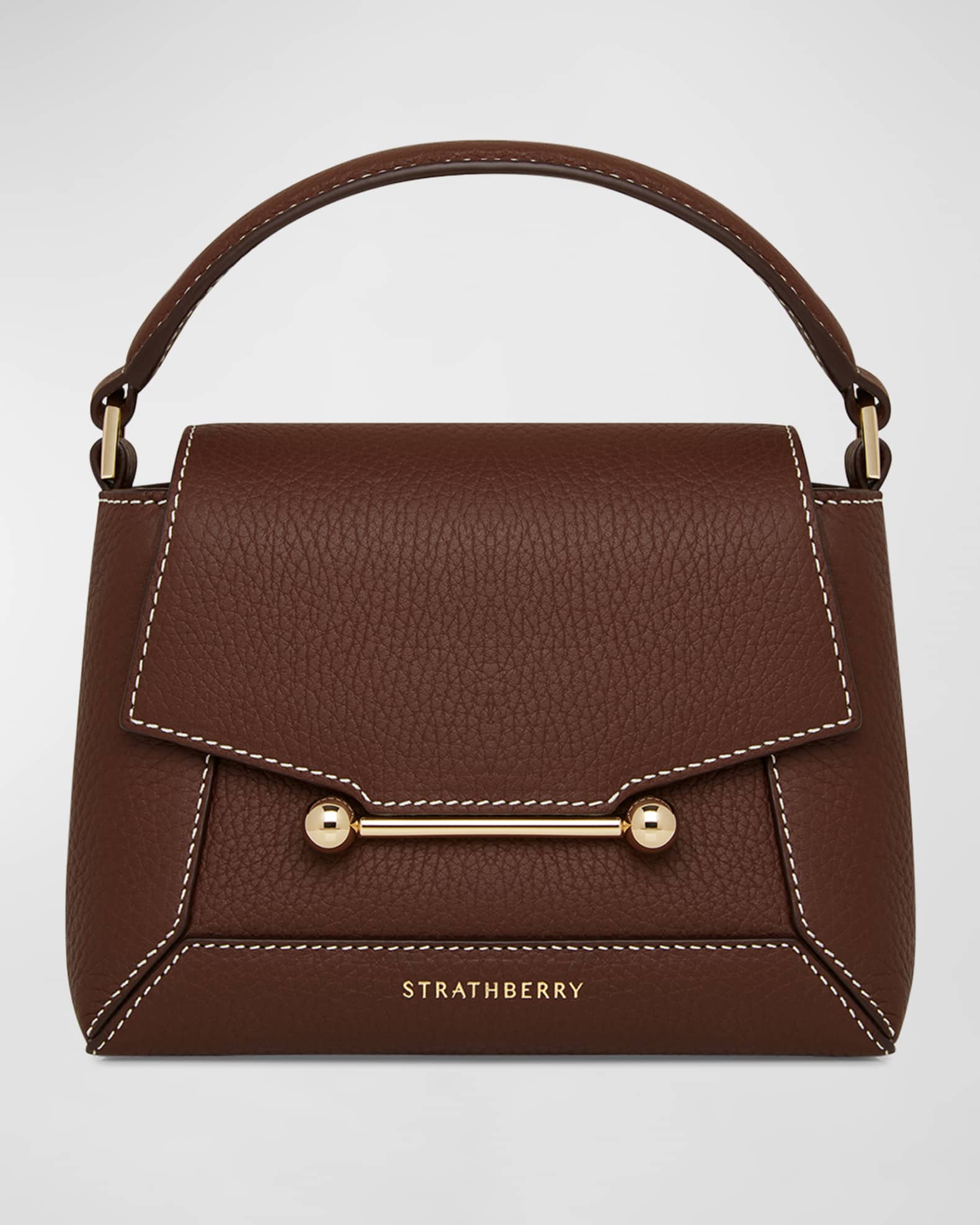 Mosaic Nano Leather Top-Handle Bag 0