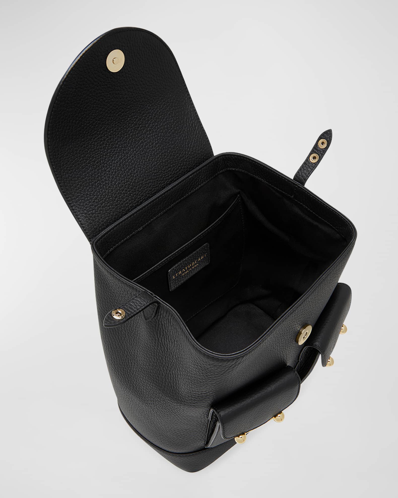 STRATHBERRY Osette Flap Calf Leather Backpack Neiman Marcus