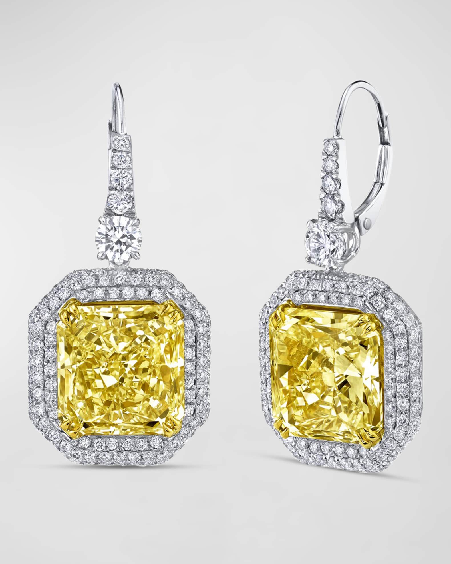 Neiman Marcus Diamonds 18K Yellow and White Gold TwoTone Radiant