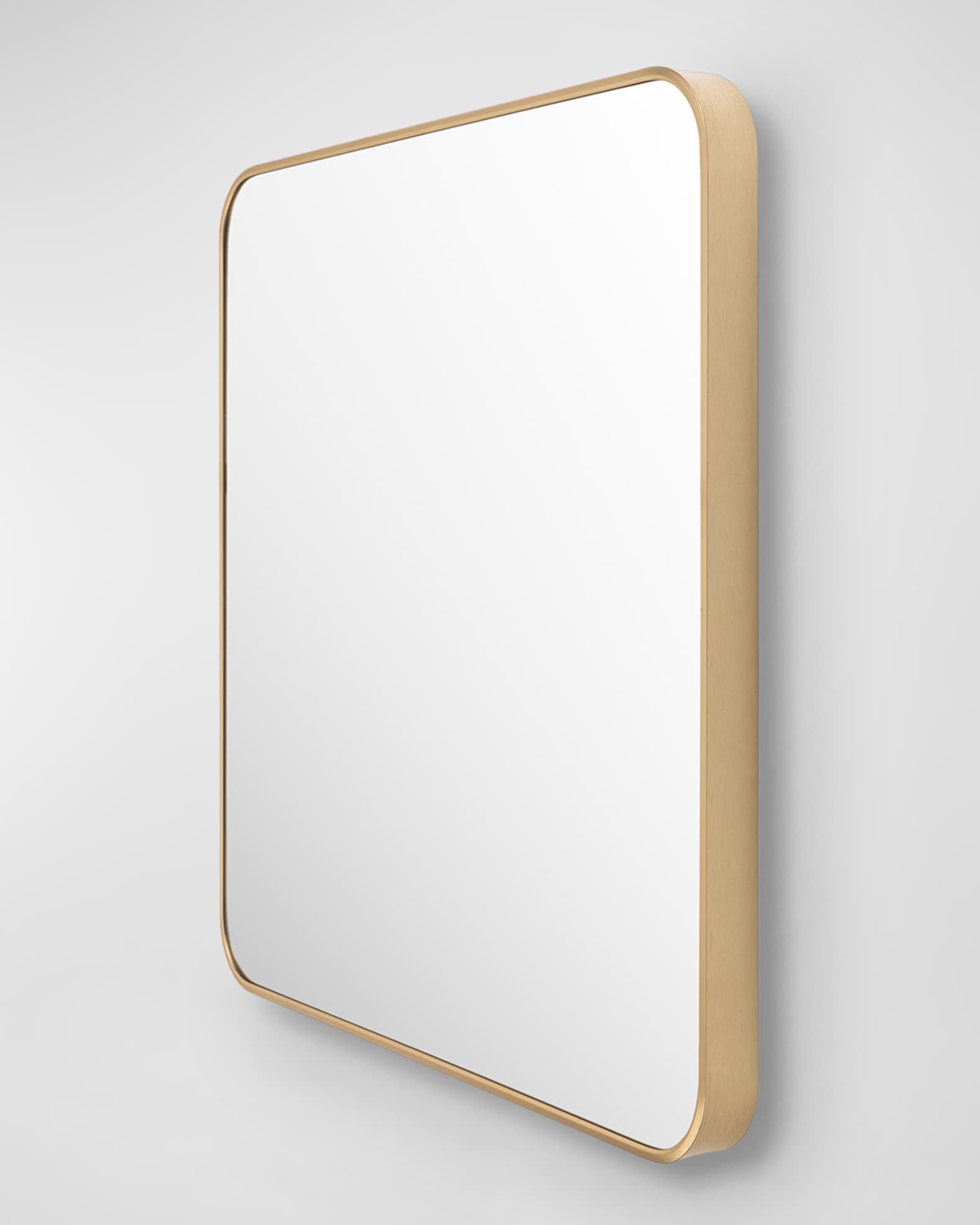 Aranya 24" Square Wall Mirror, Gold 1