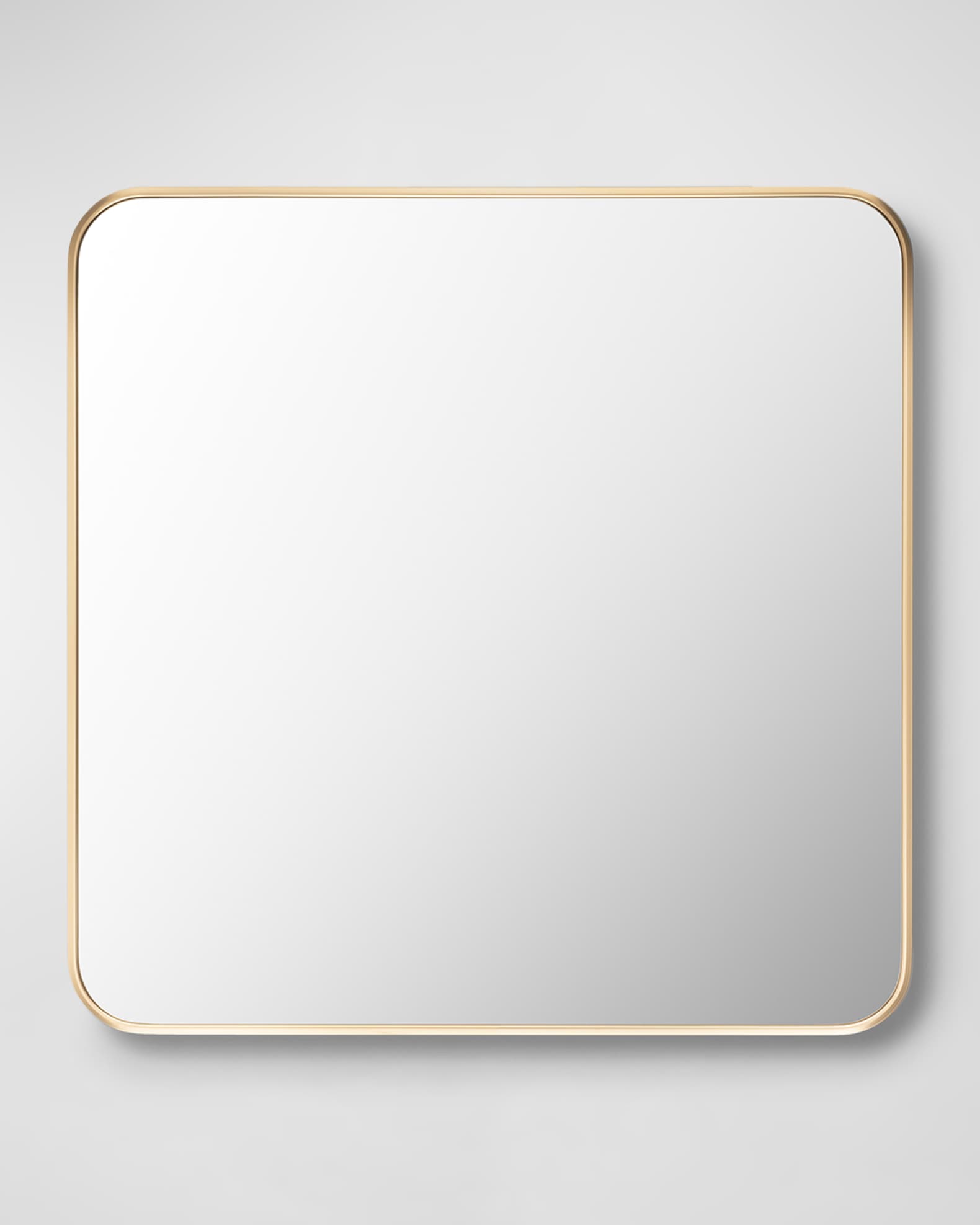 Aranya 24" Square Wall Mirror, Gold 0