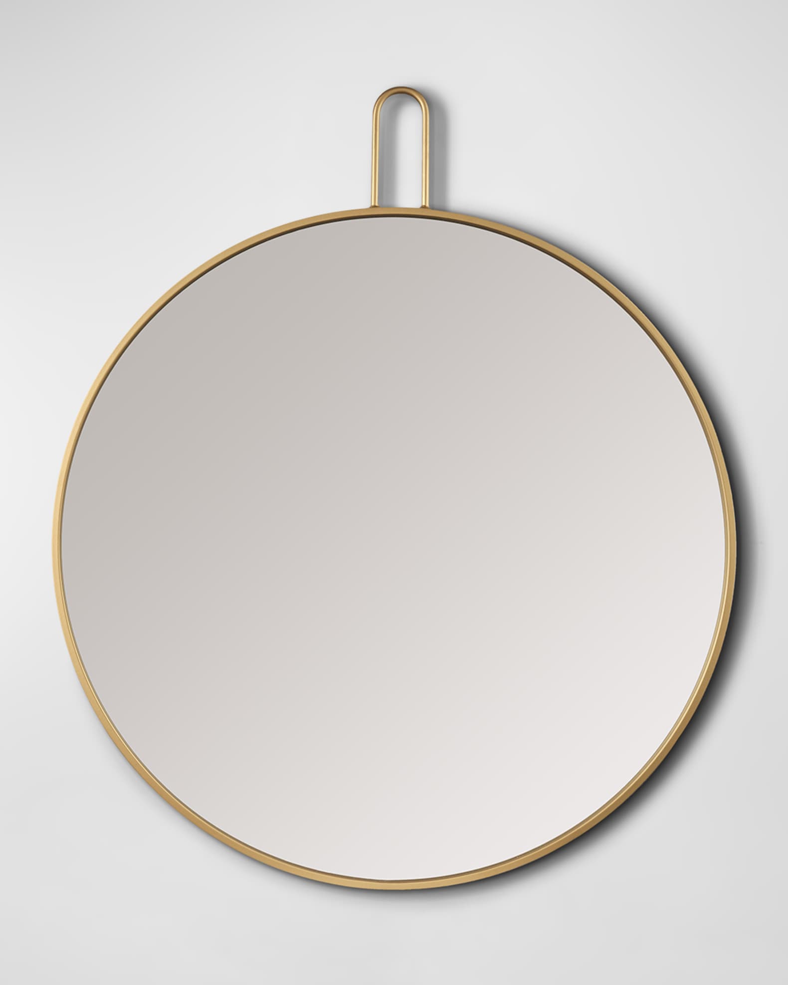 Surya Athanasia Golden Round Mirror