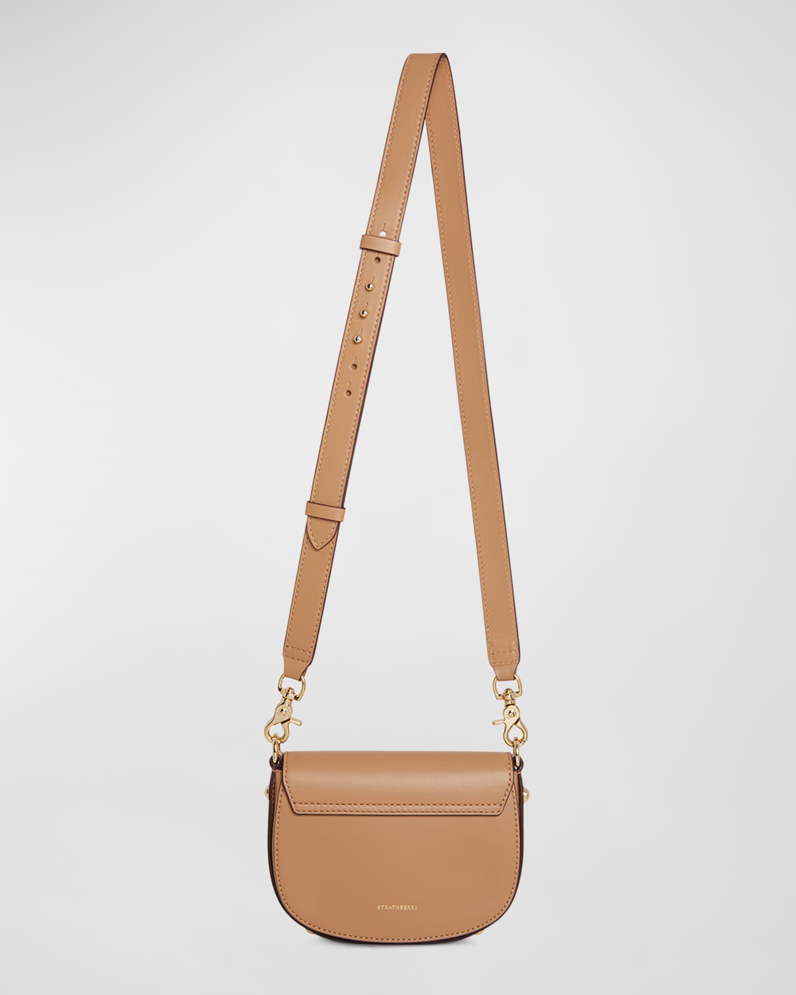Bay Mini Polished Leather Crossbody Bag
