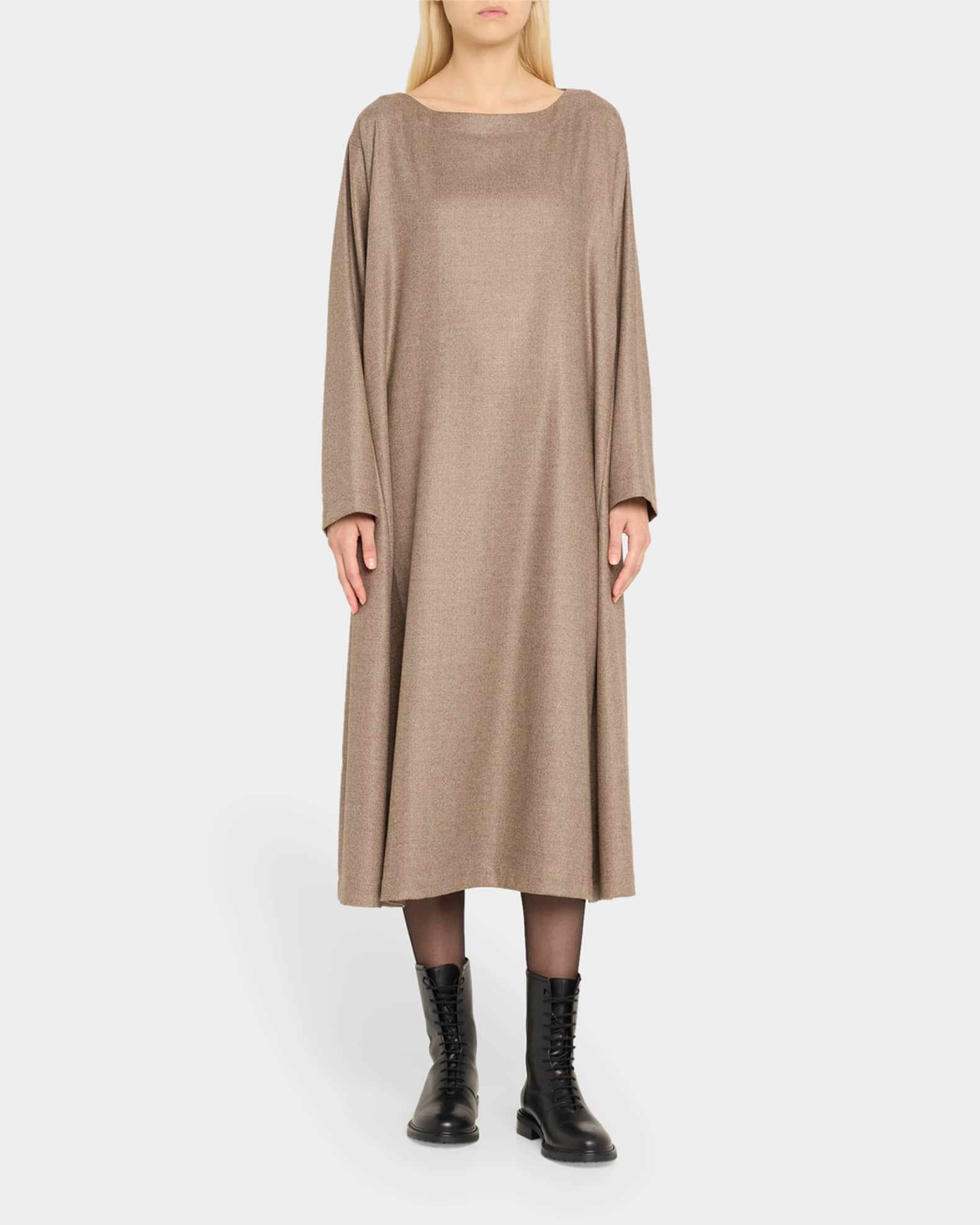 Caucasus Scoop-Neck Knit Dress 1