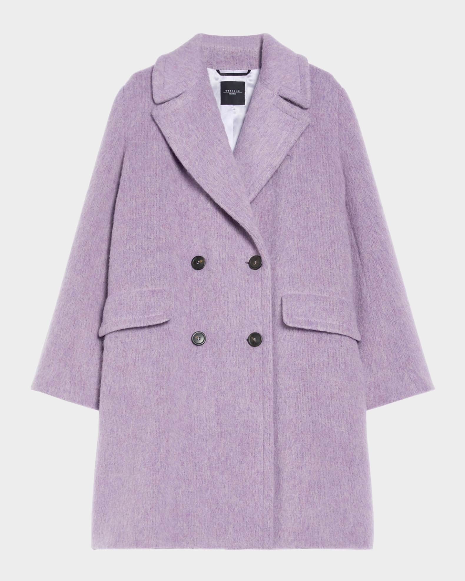 Weekend Max Mara Hello Double Breasted Wool Mohair Coat Neiman Marcus