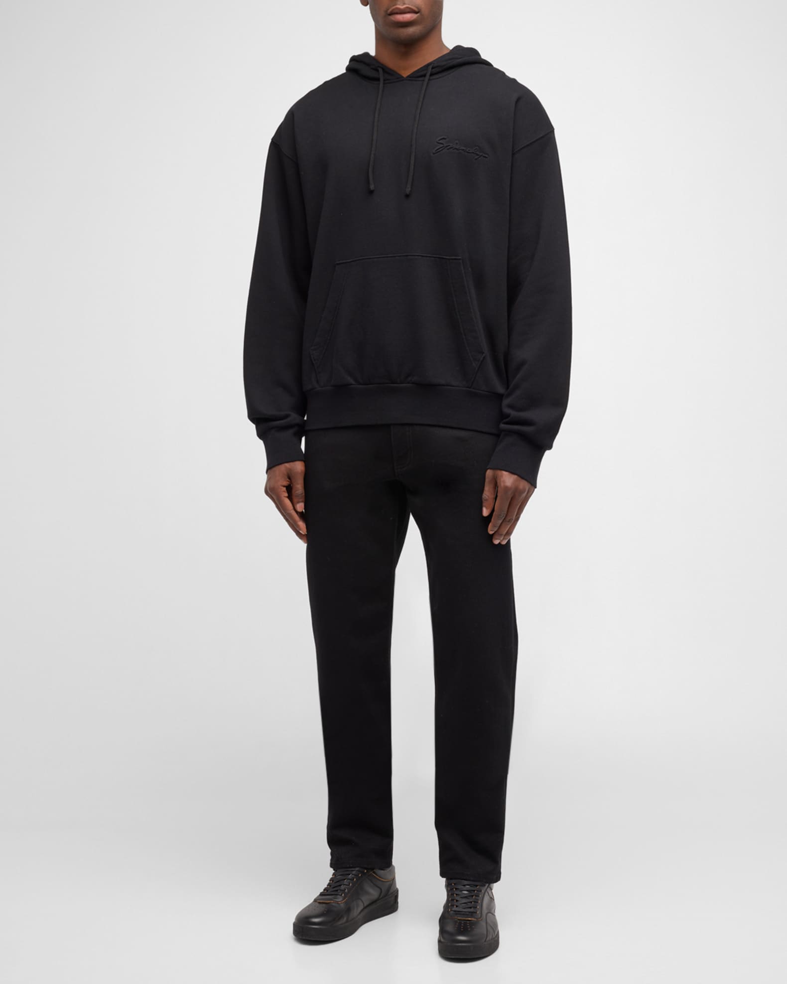 Men s Embossed Logo Hoodie