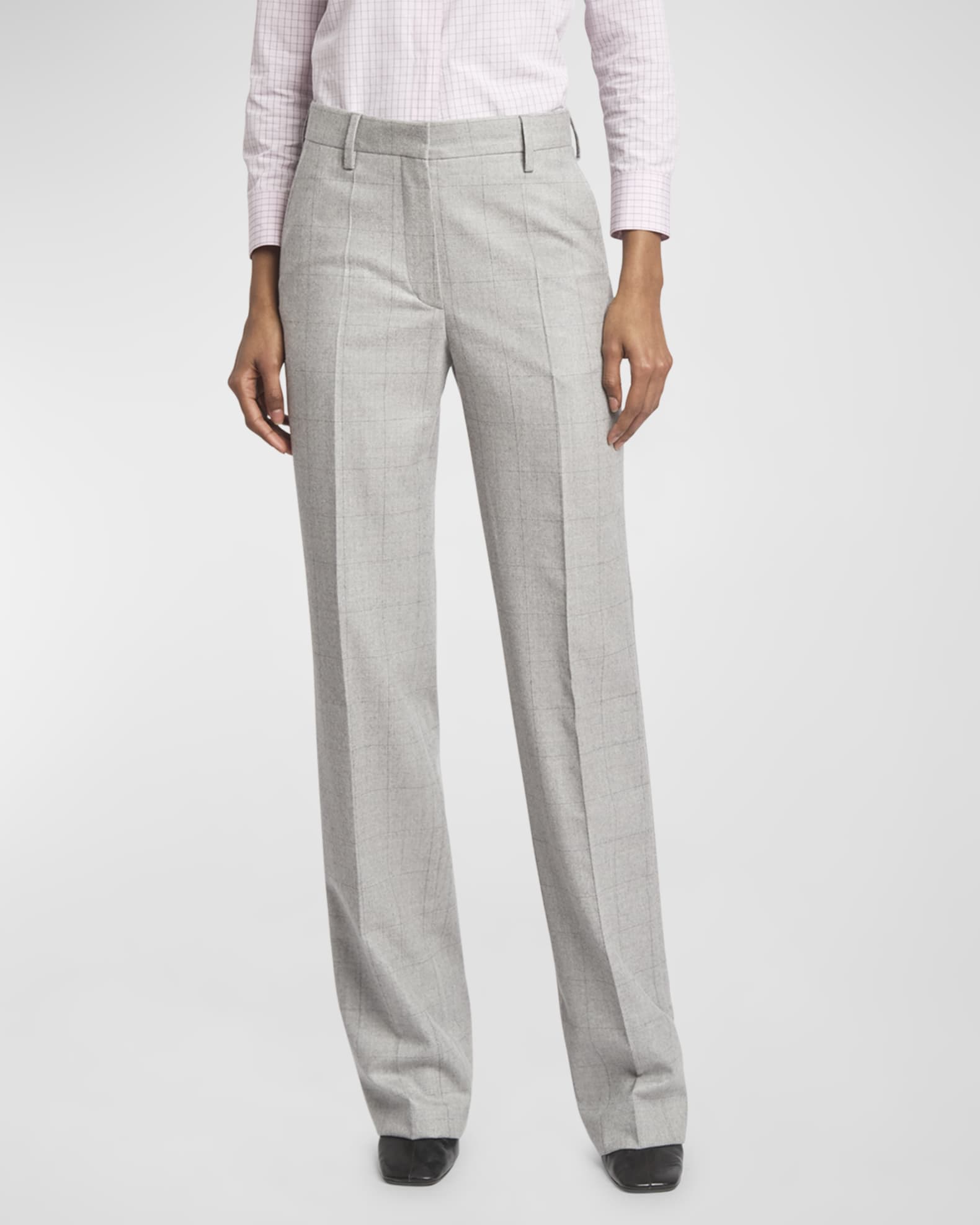 Pulla Wool Straight-Leg Trousers