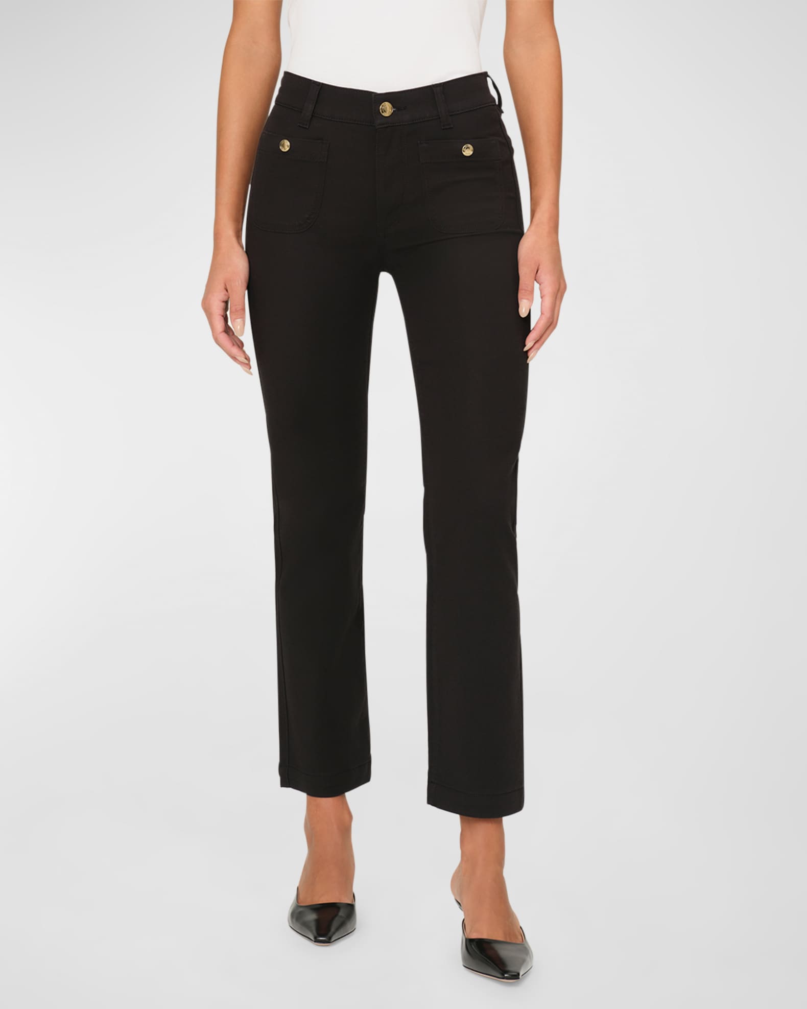 Mara Straight Mid Rise Instasculpt Ankle Jeans Fig - DL1961
