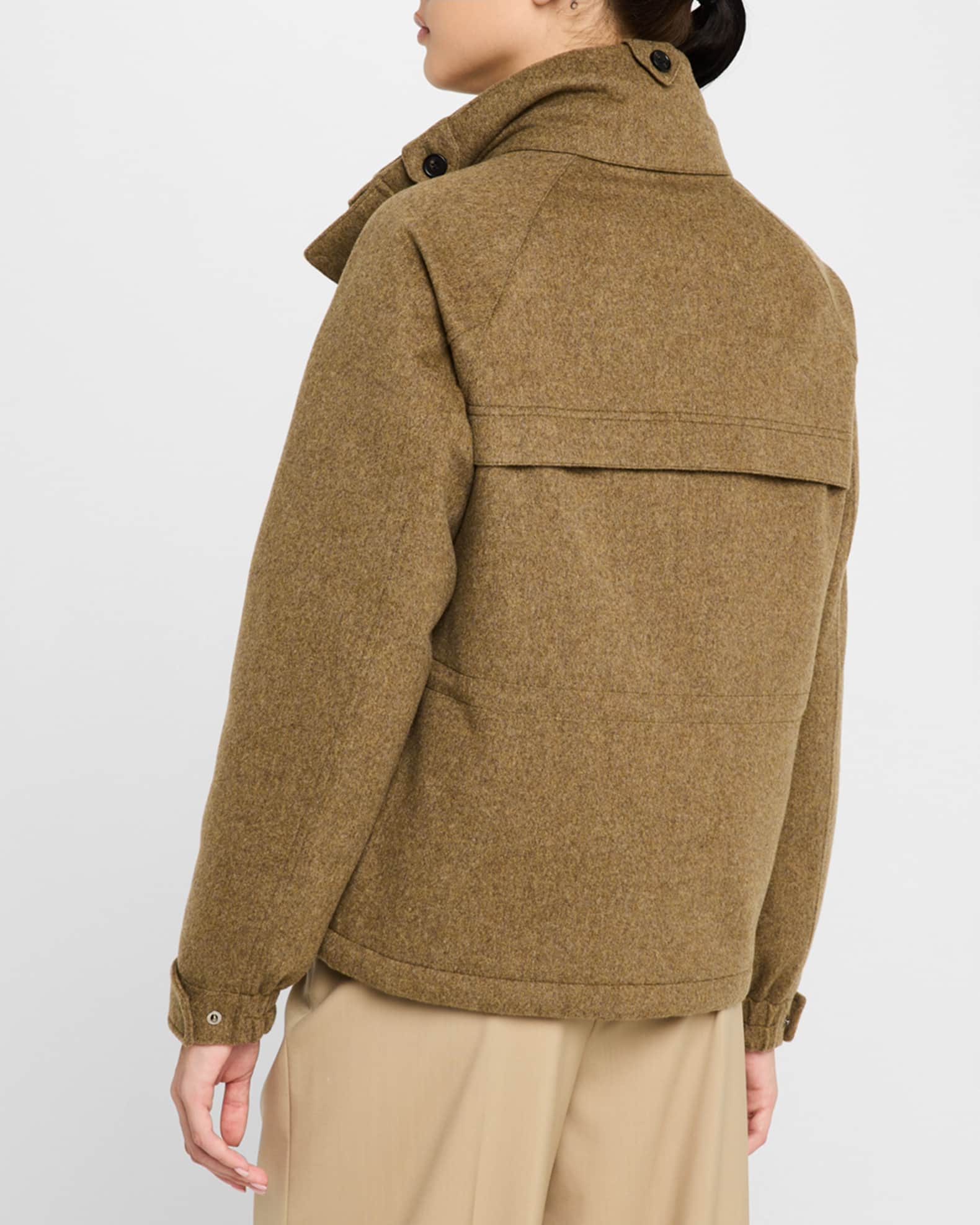 Loro Piana Icer Mini Storm Cashmere Parka Jacket | Neiman Marcus
