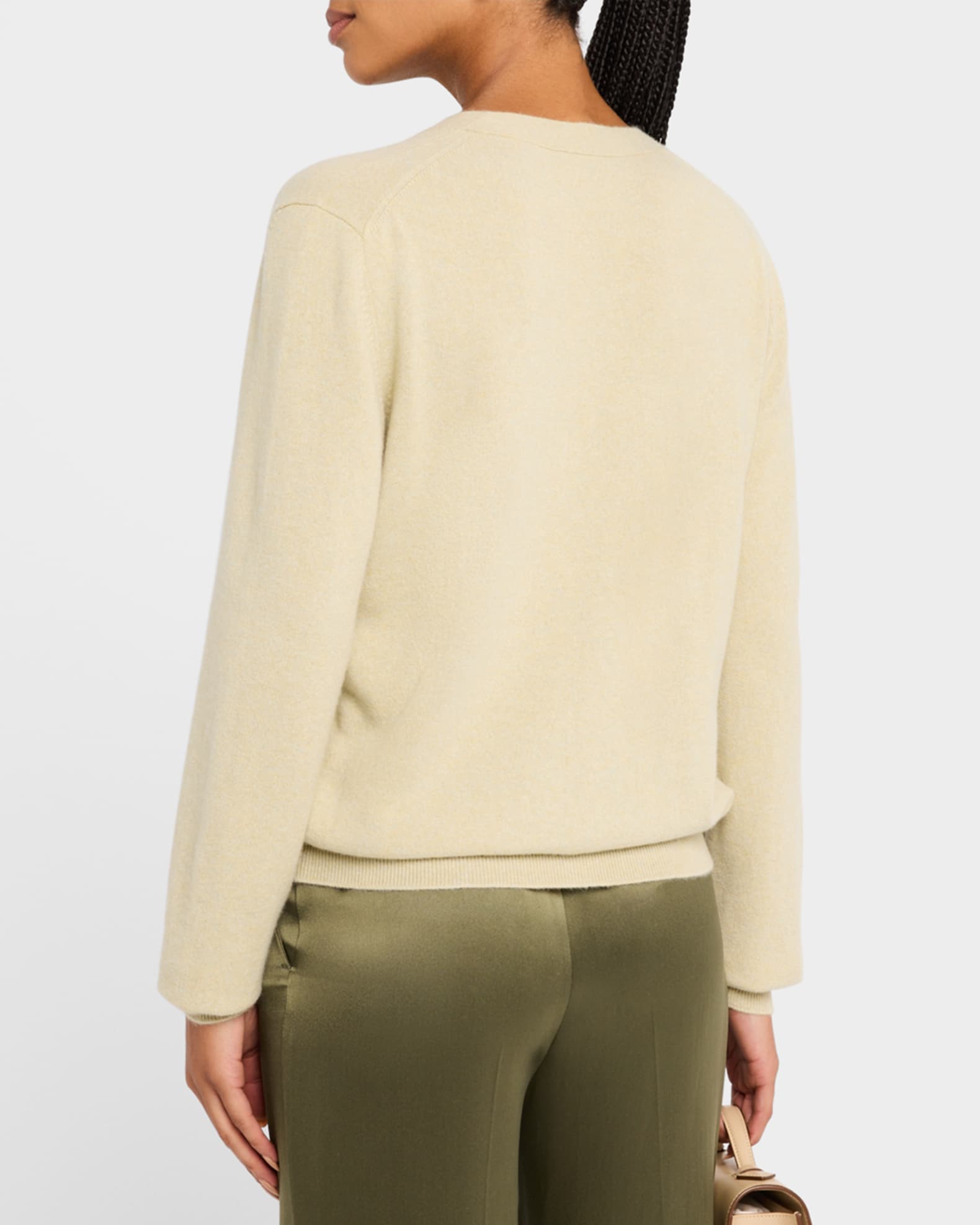 Loro Piana Classic Baby Cashmere Cardigan | Neiman Marcus
