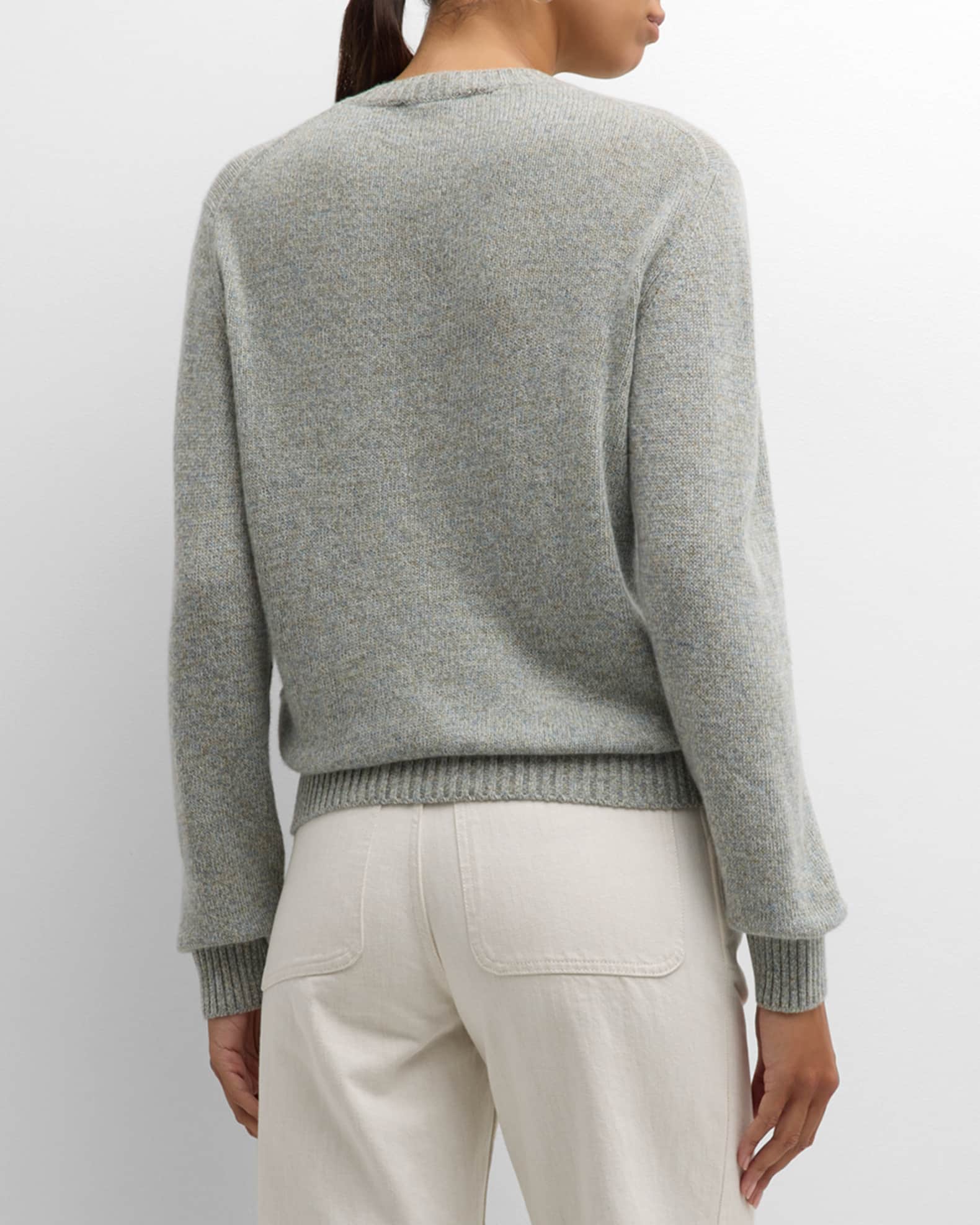 Loro Piana Cellio Cashmere Crewneck Sweater | Neiman Marcus