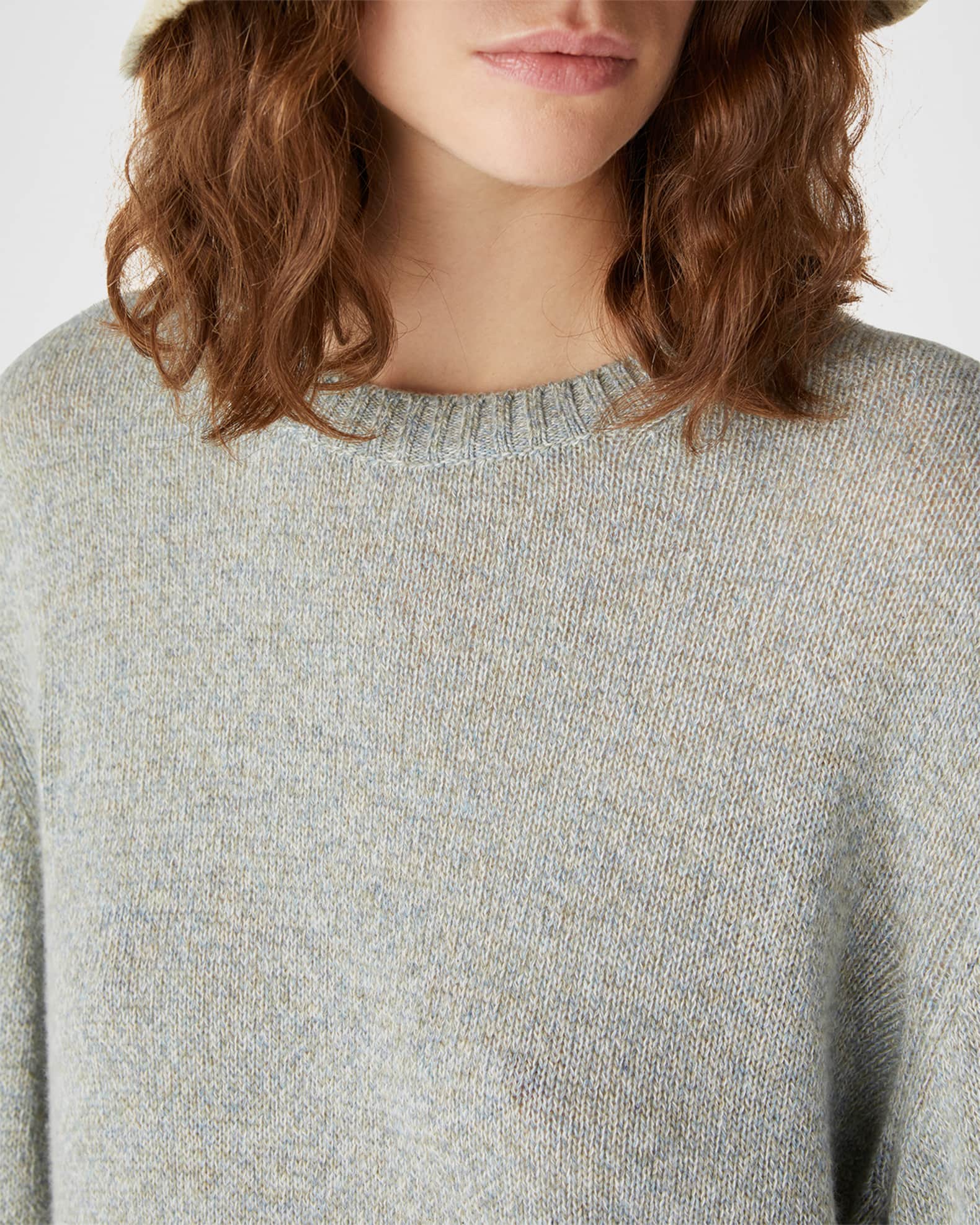 Loro Piana Cellio Cashmere Crewneck Sweater | Neiman Marcus