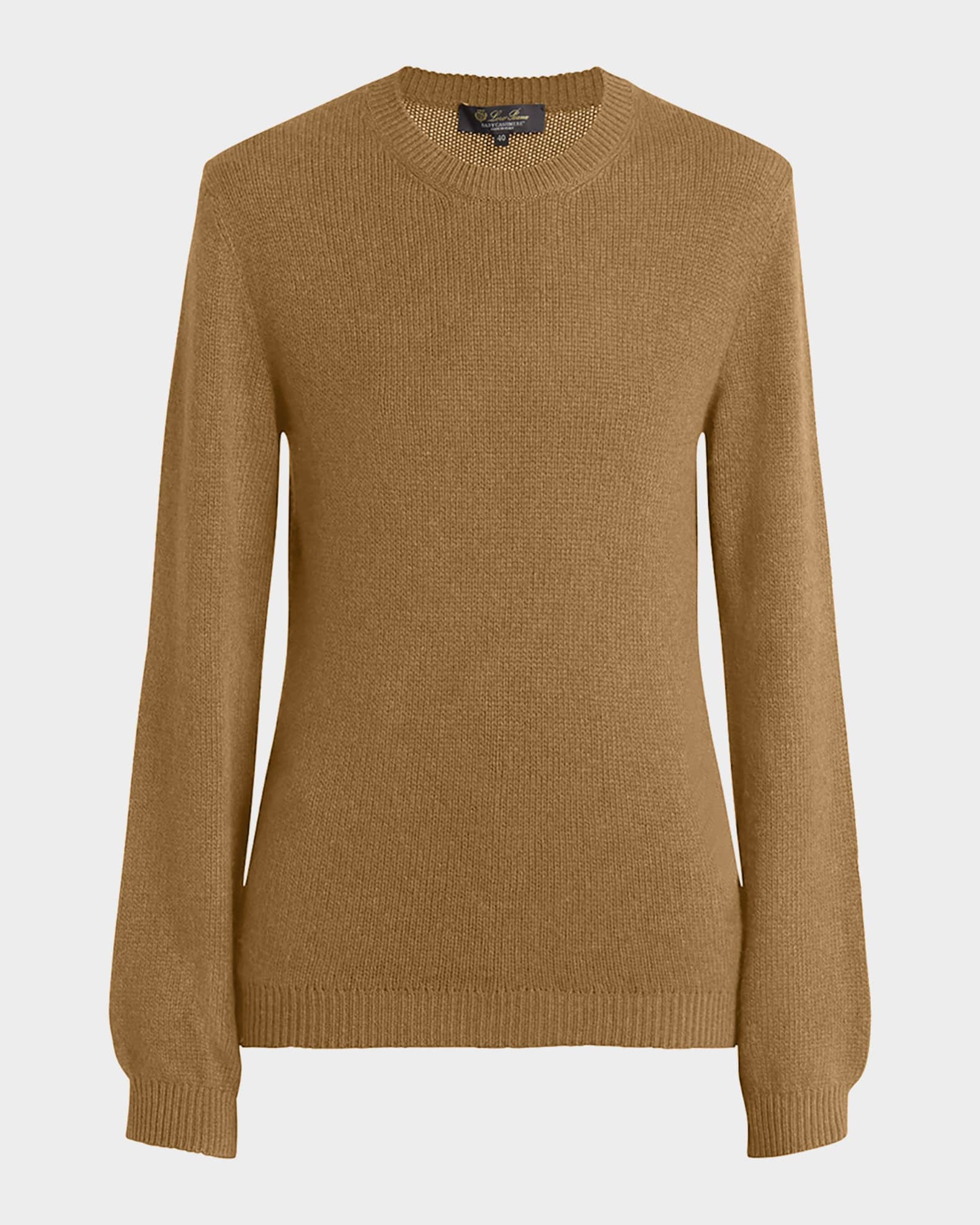 Fobello Crewneck Baby Cashmere Top 0