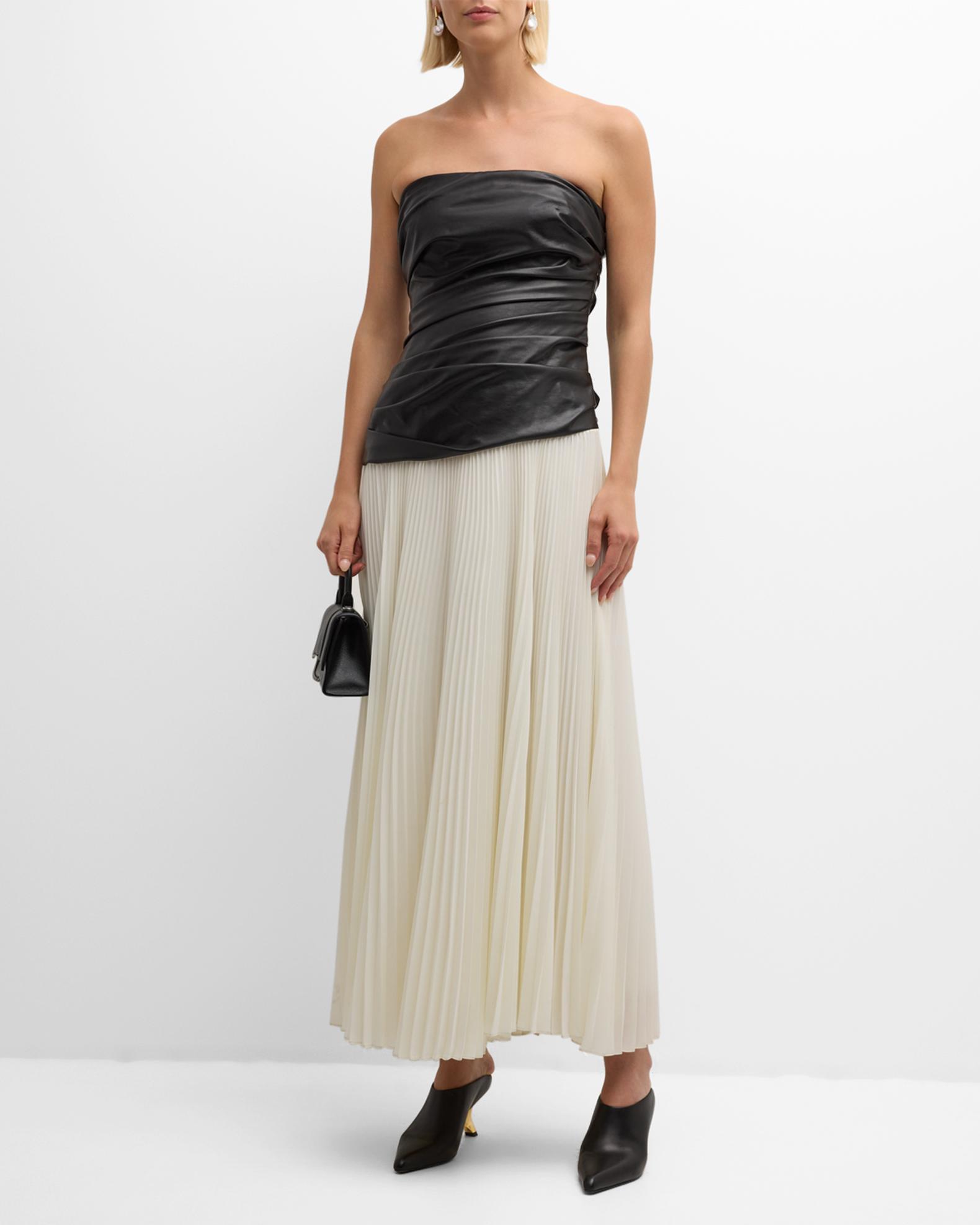 Robe BCBG Max Azria Sans Bretelles - Taille 2, Noire (smoke), Neuve Avec étiquettes