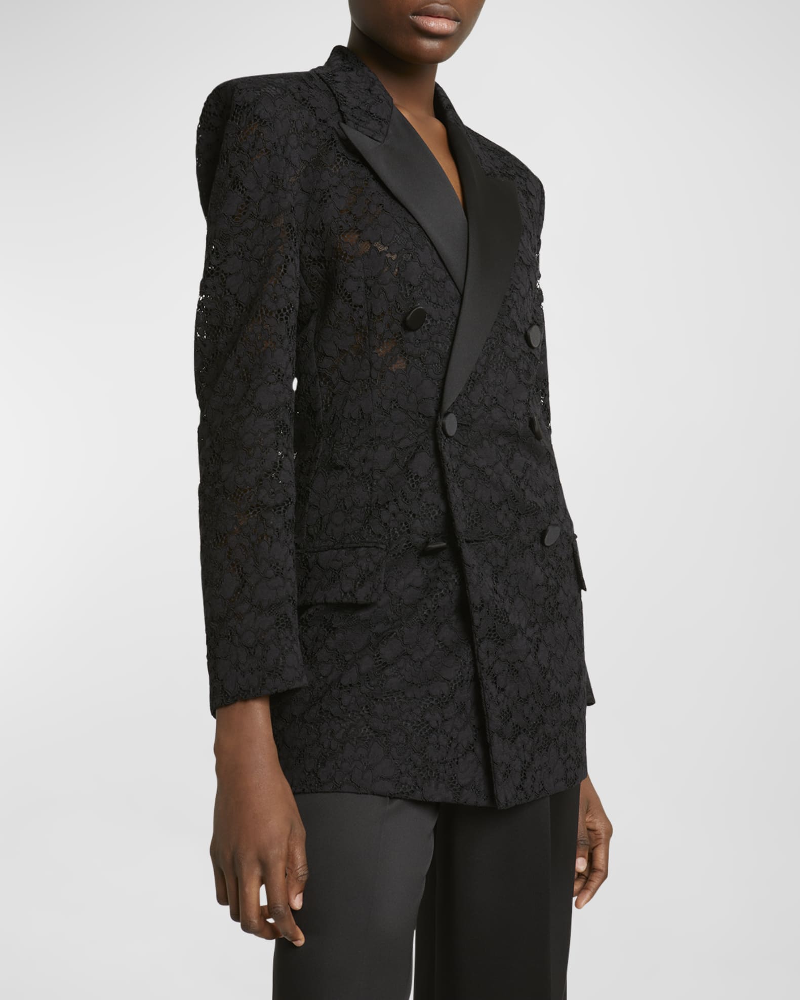 沸騰ブラドン Laurent Saint Double-Breasted Marcus Neiman | Blazer Tuxedo Lace スーツ