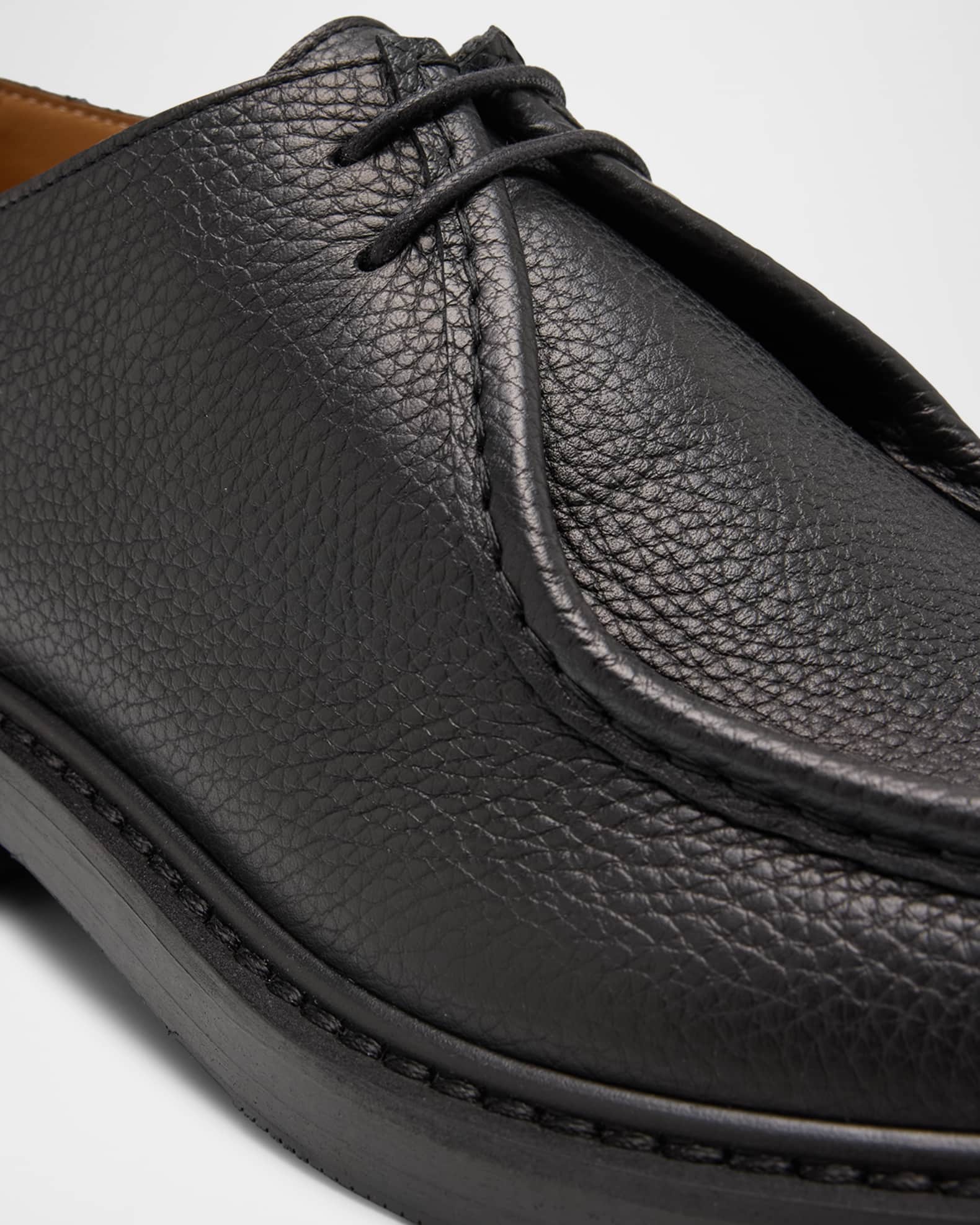 Men's Grained Leather Shoe: Timeless Style and Superior Durability
