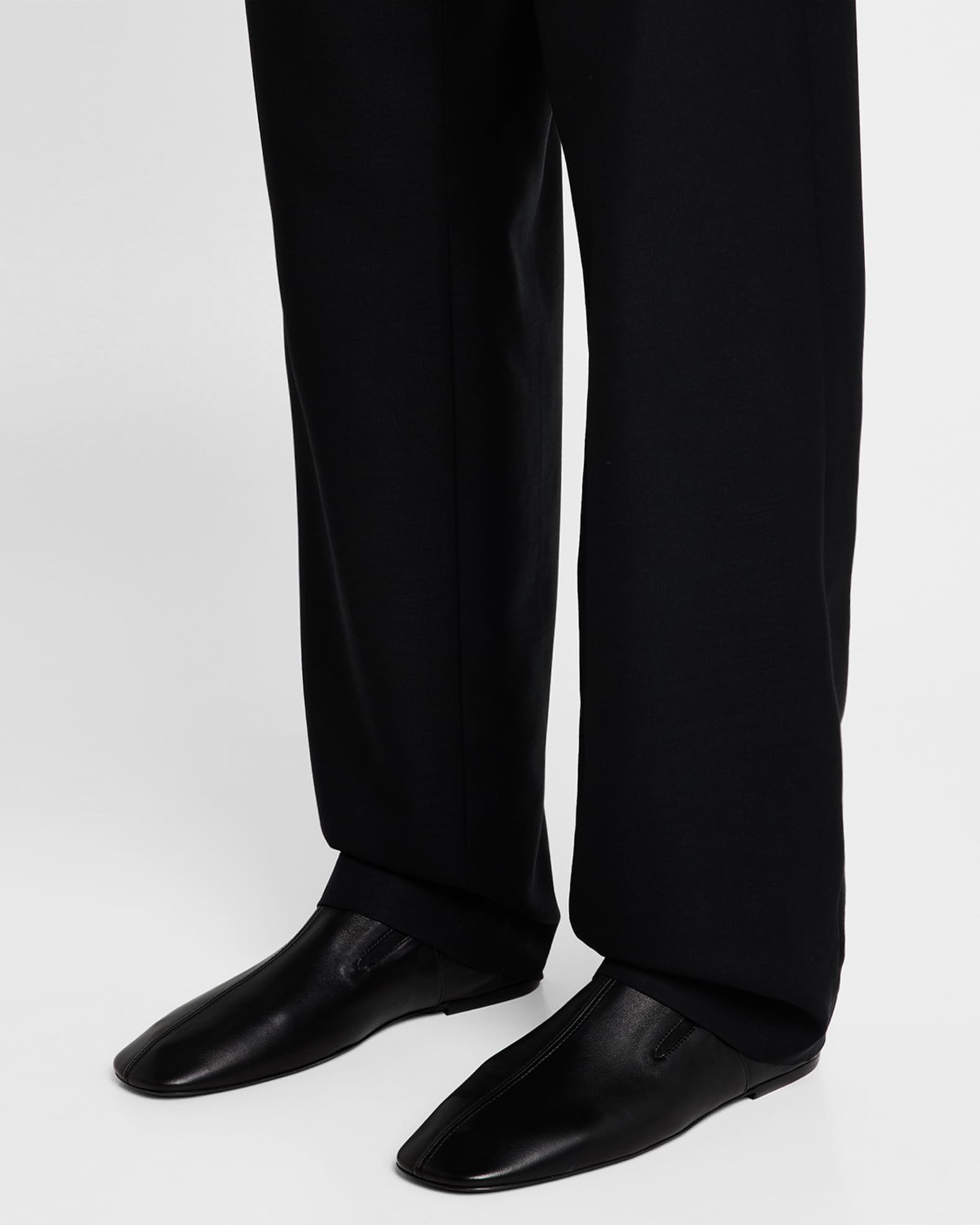 Dries Van Noten Men's QU112 Leather Loafers | Neiman Marcus