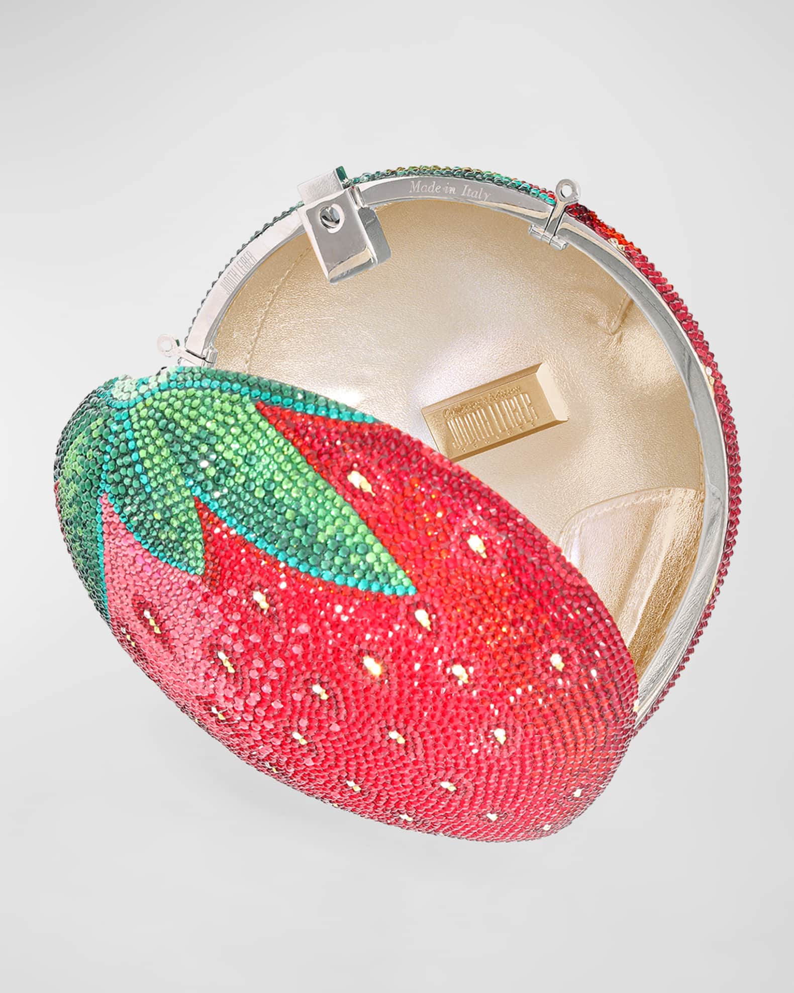 ゆゆりり　パックまとめ売り Judith Leiber Couture Strawberry Crystal Top-Handle Bag | Neiman