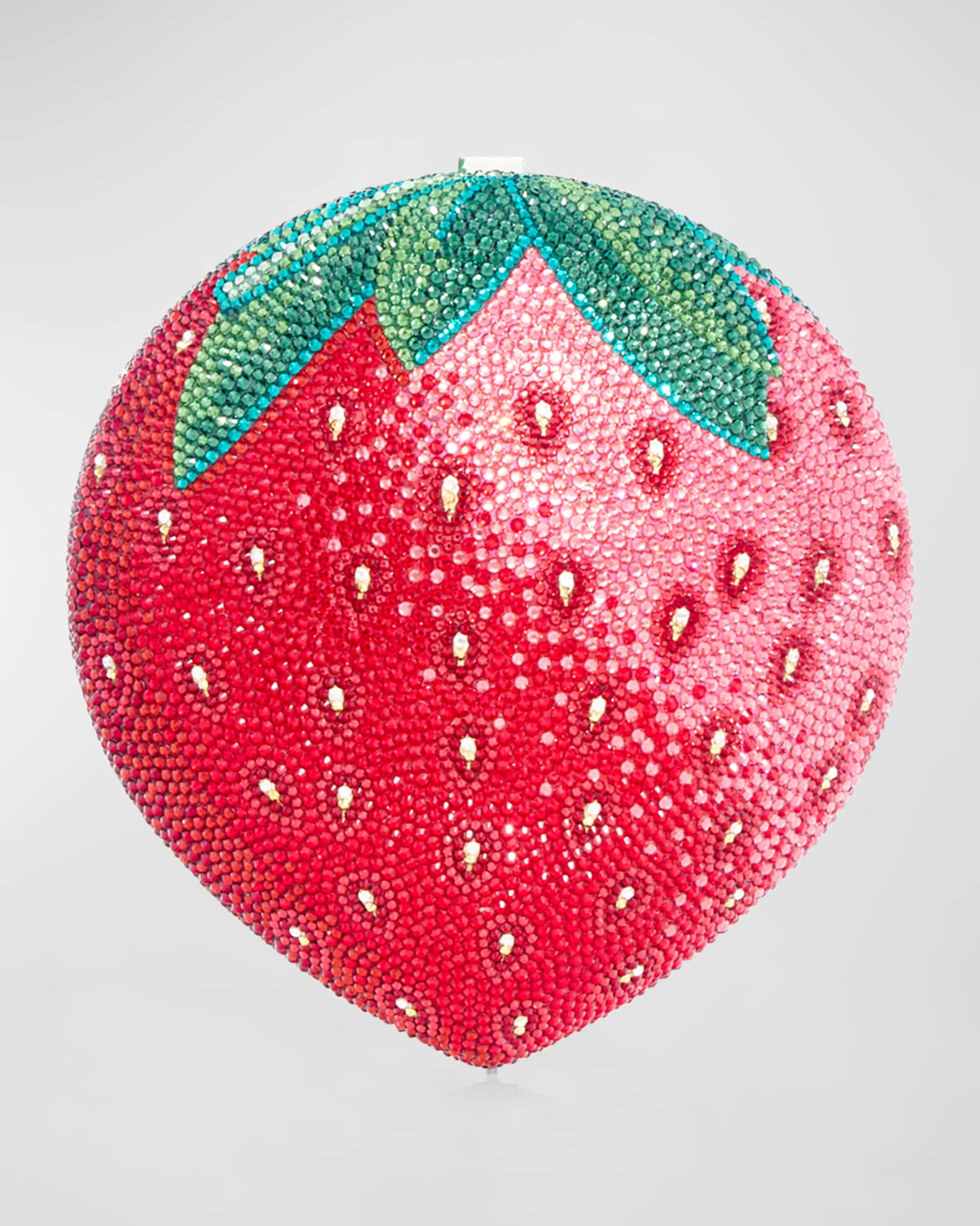 Judith Leiber Couture Strawberry Crystal Top-Handle Bag | Neiman