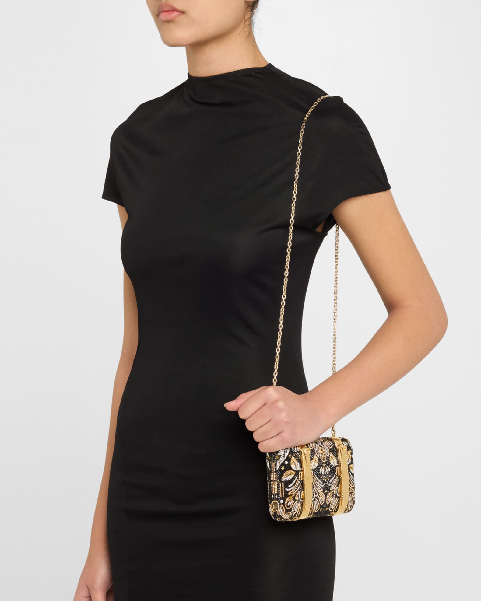 Judith Leiber Couture Valise Voyage Crystal Clutch Bag | Neiman Marcus