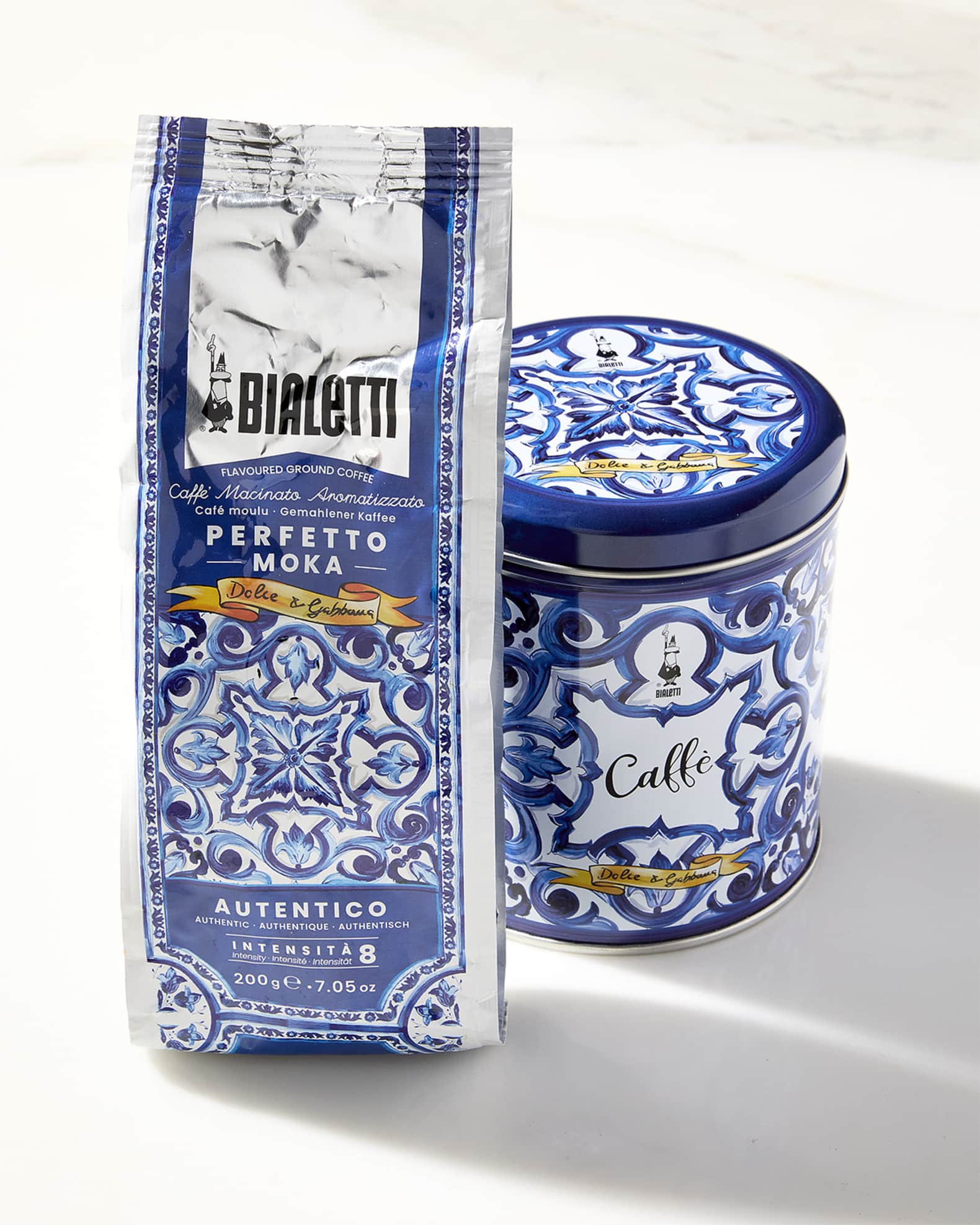 x Dolce&Gabbana Blu Mediterraneo Coffee Tin, 8.8 oz. 1