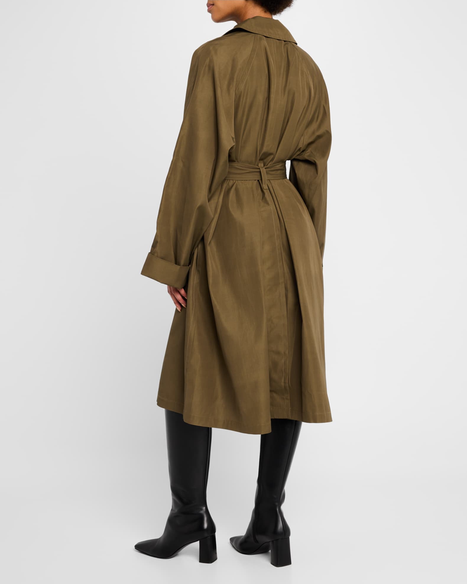 Soft belted trench coat on sale