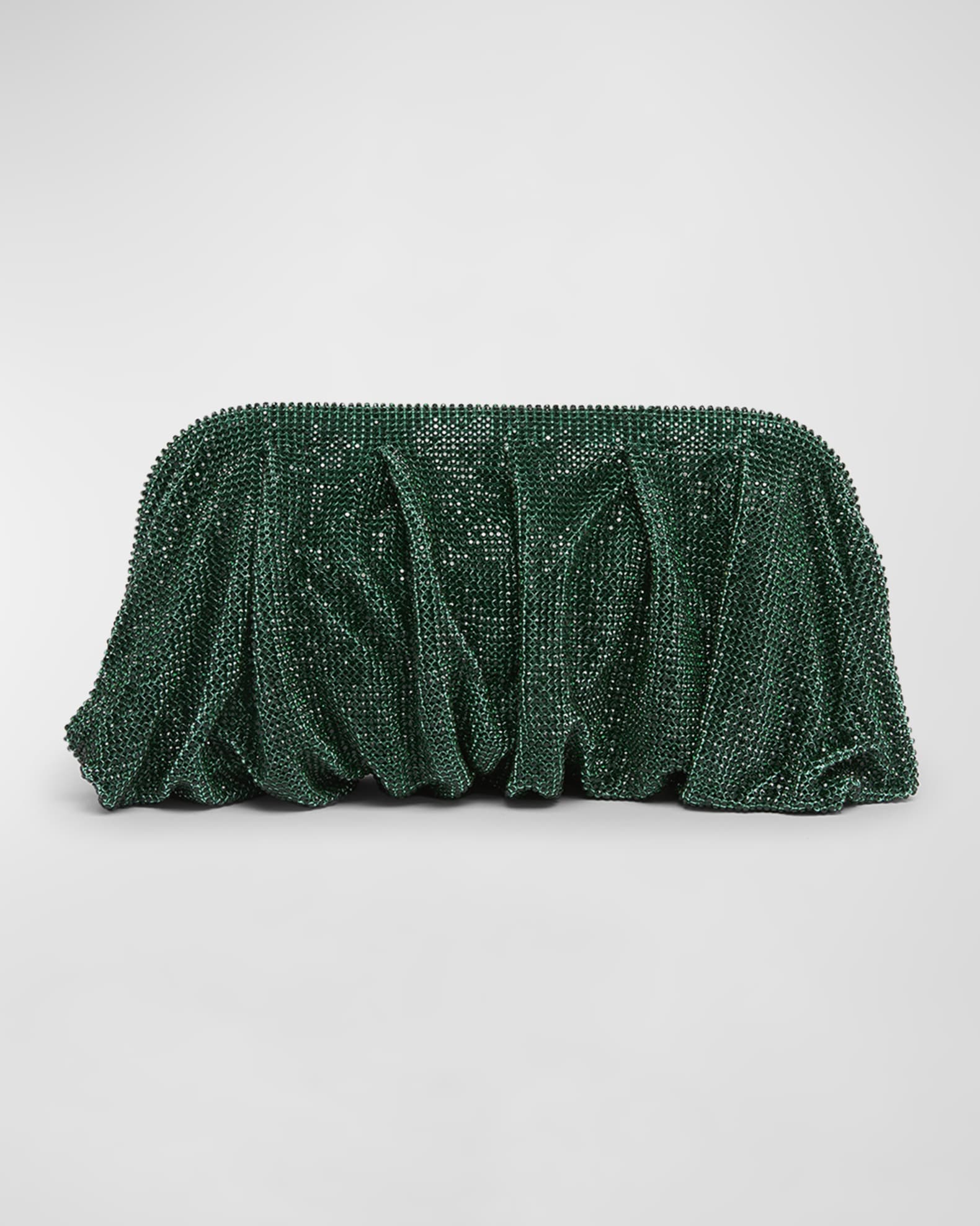 Venus La Grande Metallic Crystal Clutch Bag 0