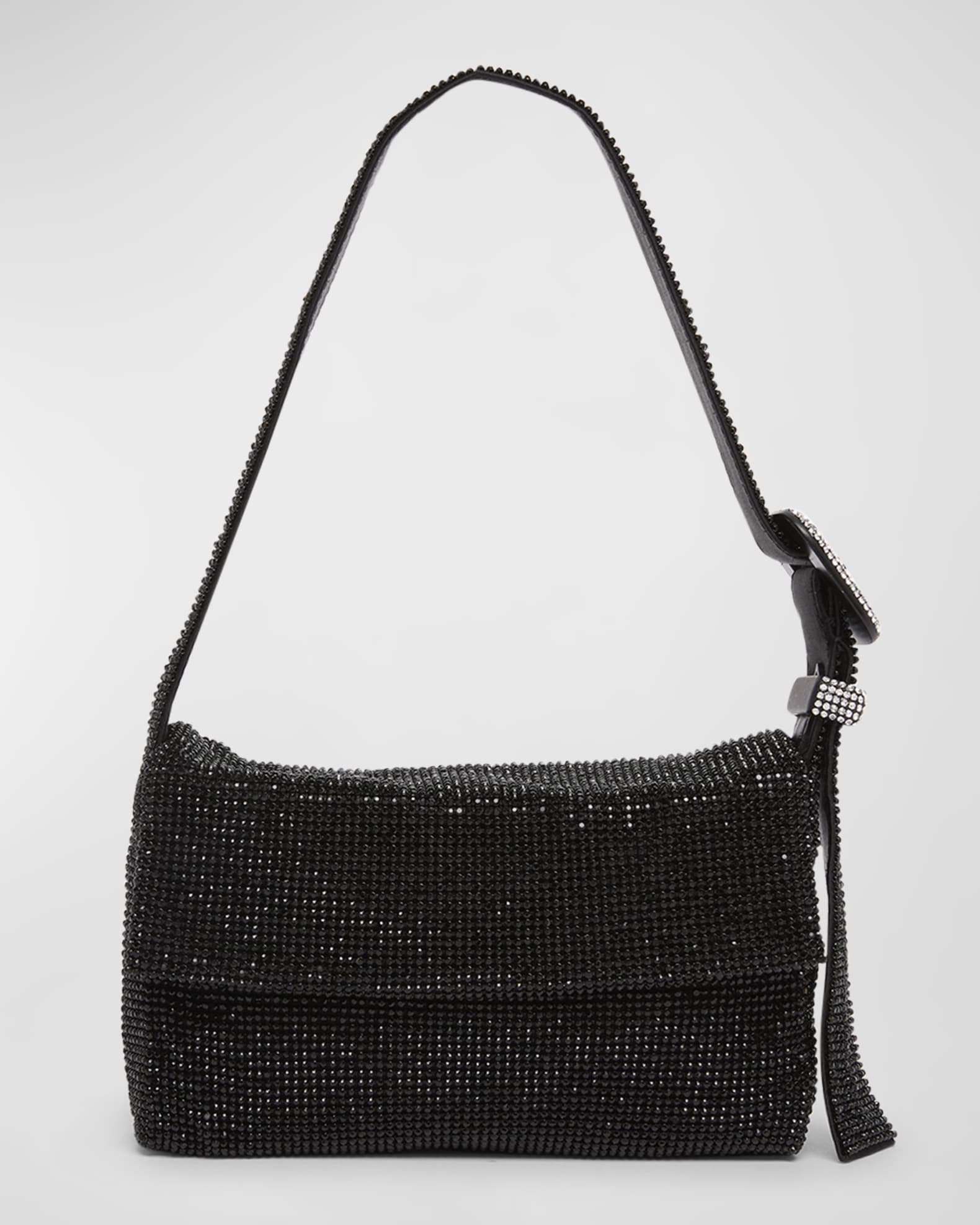 Vitty Mignon Mesh Crystal Shoulder Bag 0