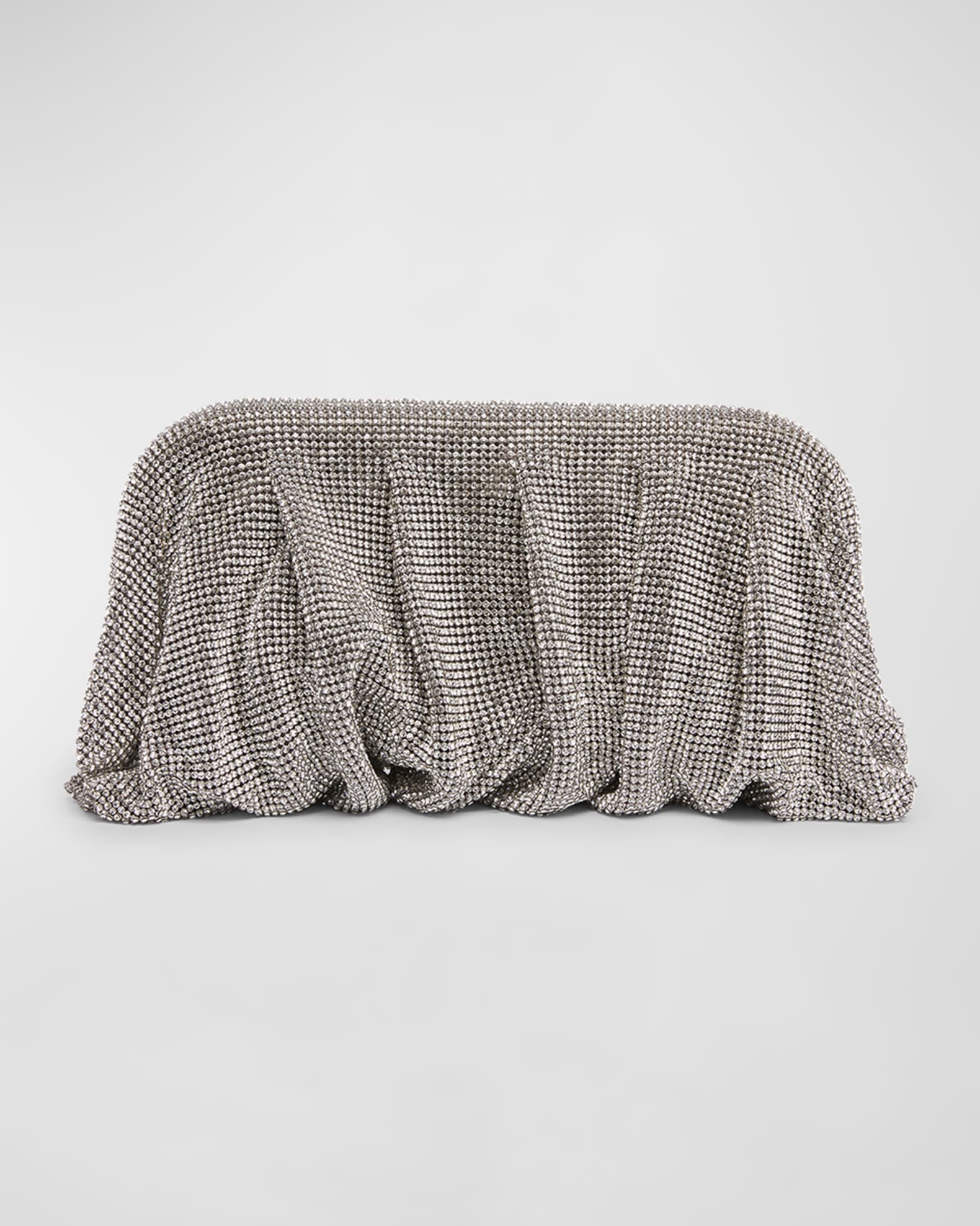 Venus La Grande Metallic Crystal Clutch Bag 0