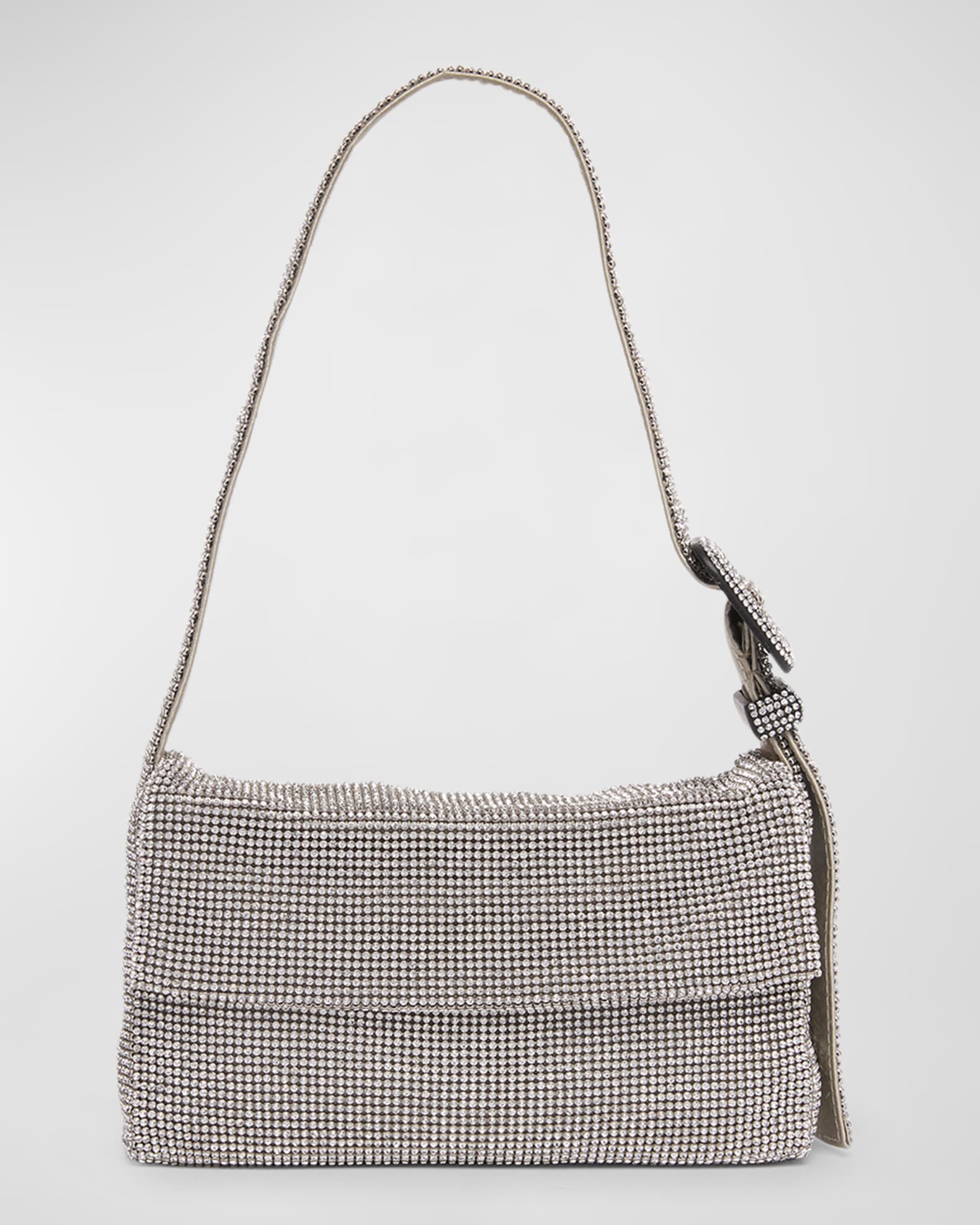 Vitty Mignon Mesh Crystal Shoulder Bag 0
