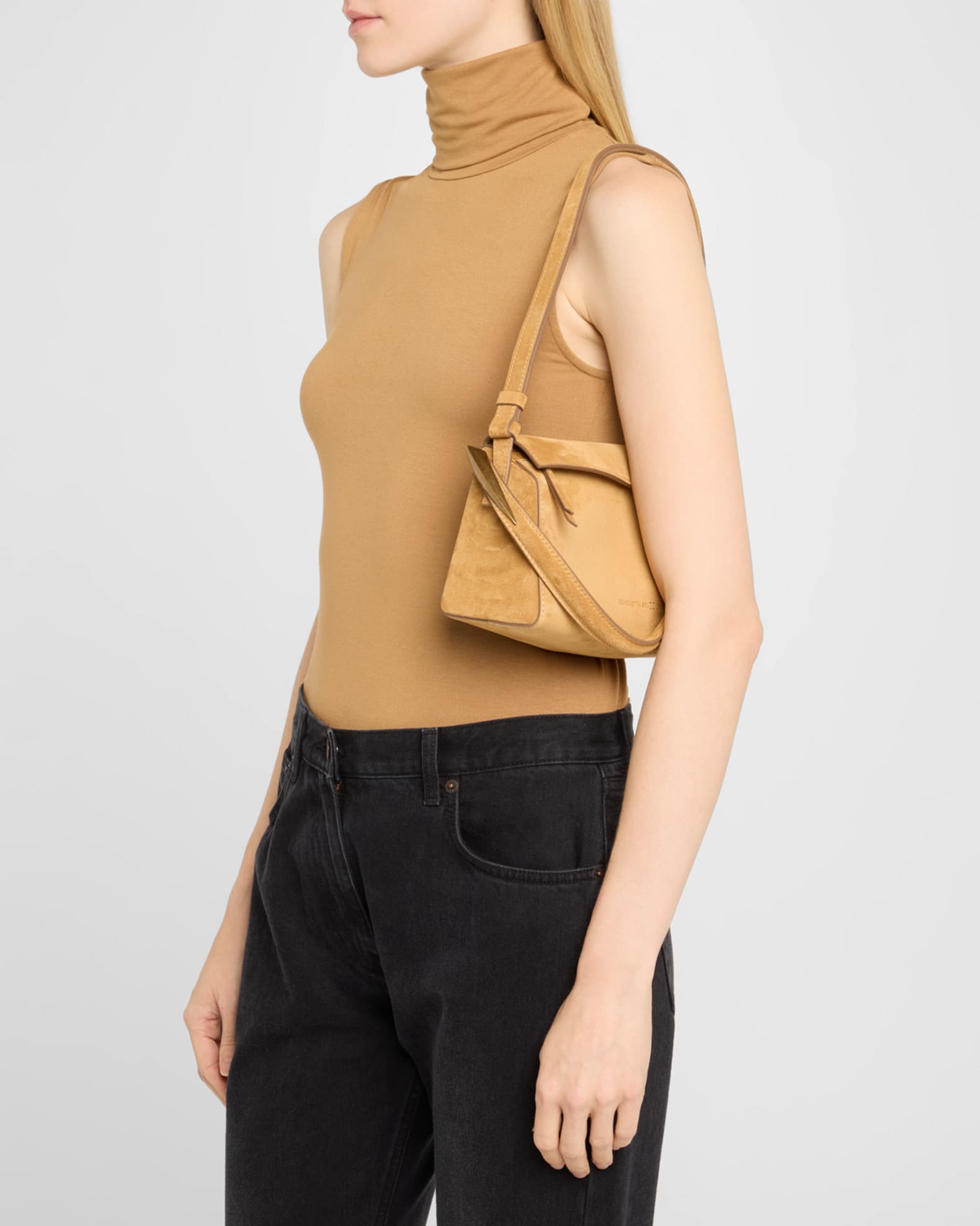 Elif Satin Calf Top-Handle Bag 1