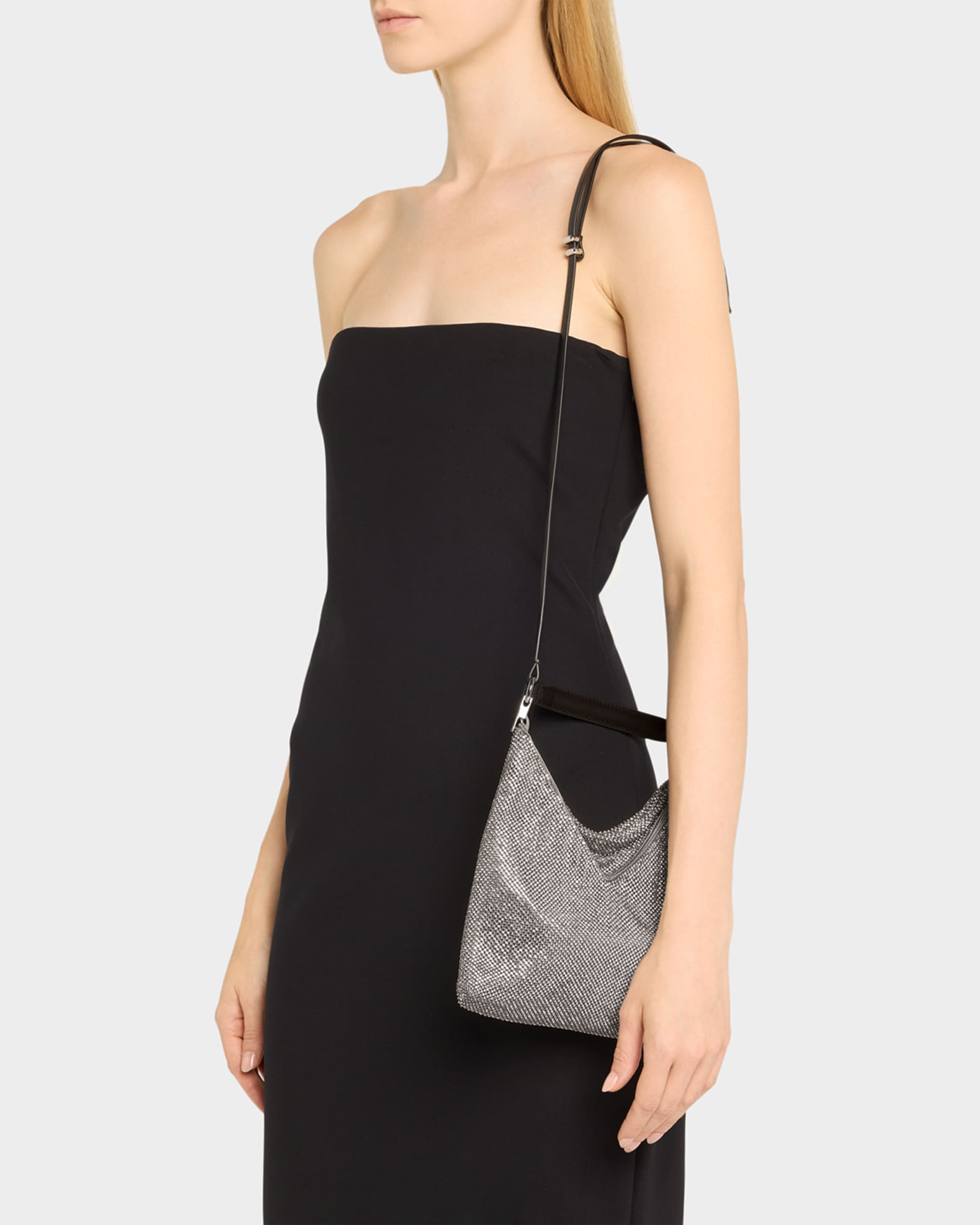 Bella Ciao Crystal Mesh Shoulder Bag 1