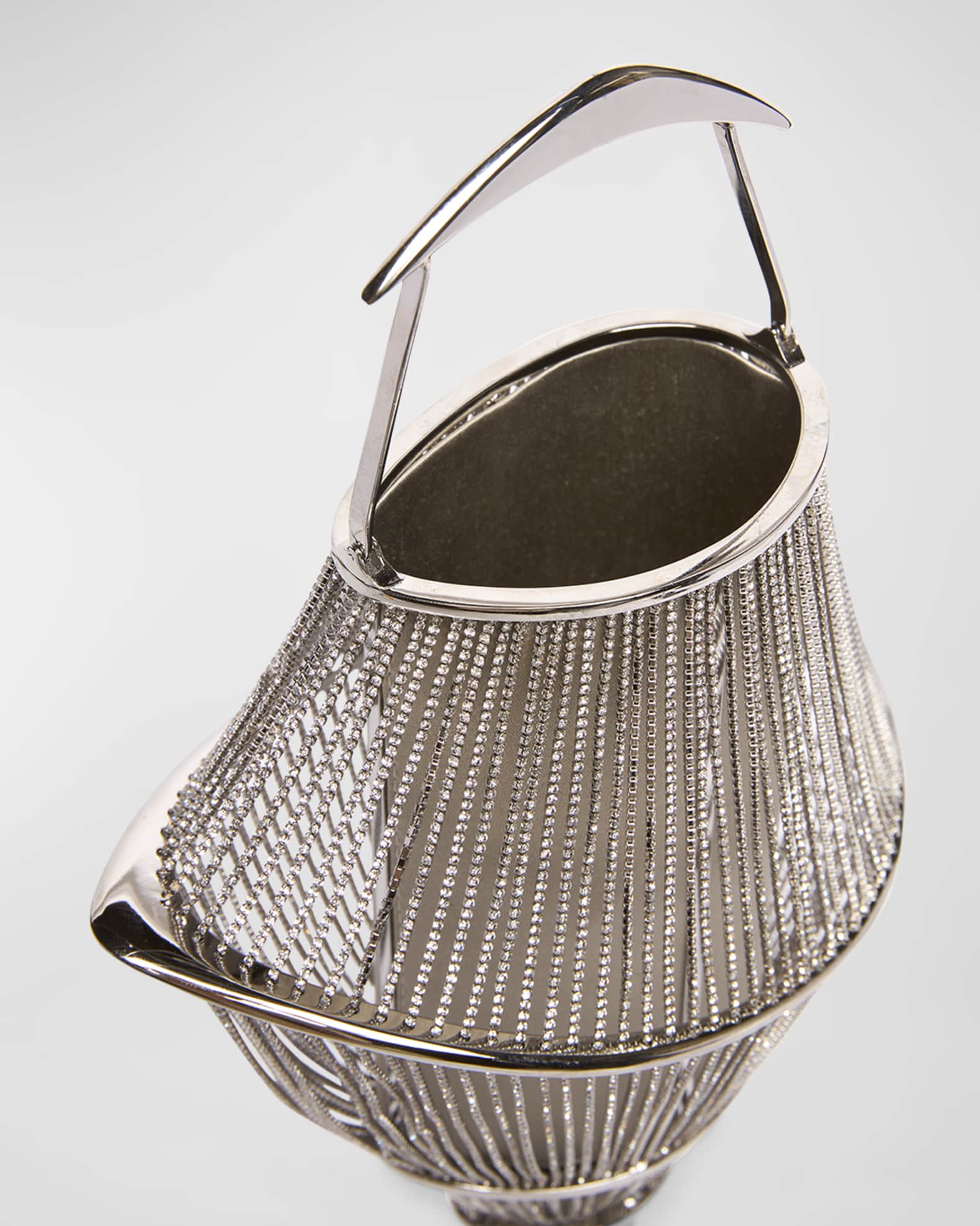 Lumiere Mesh Crystal Top-Handle Bag 1