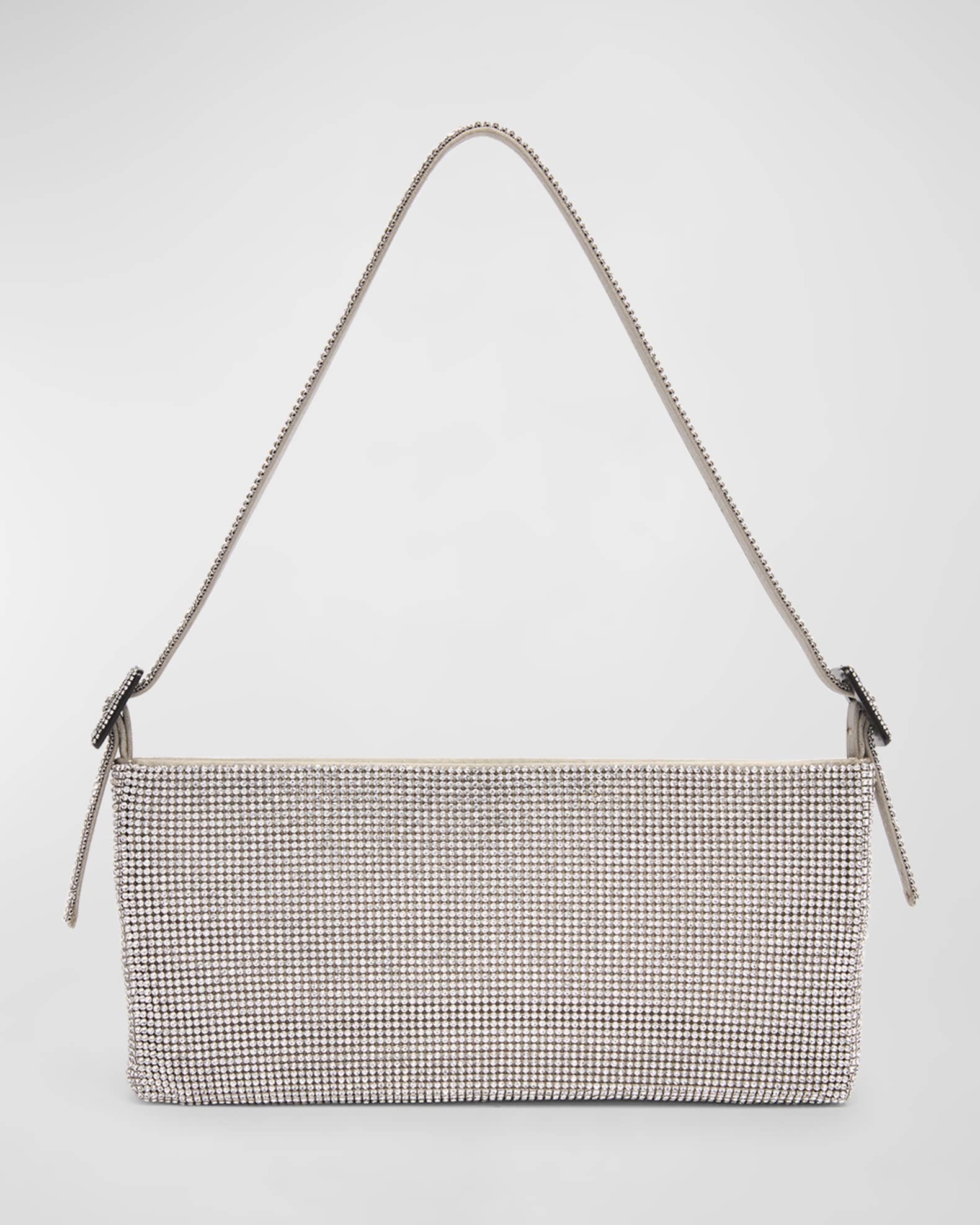Your Best Friend La Grande Mesh Crystal Shoulder Bag 0