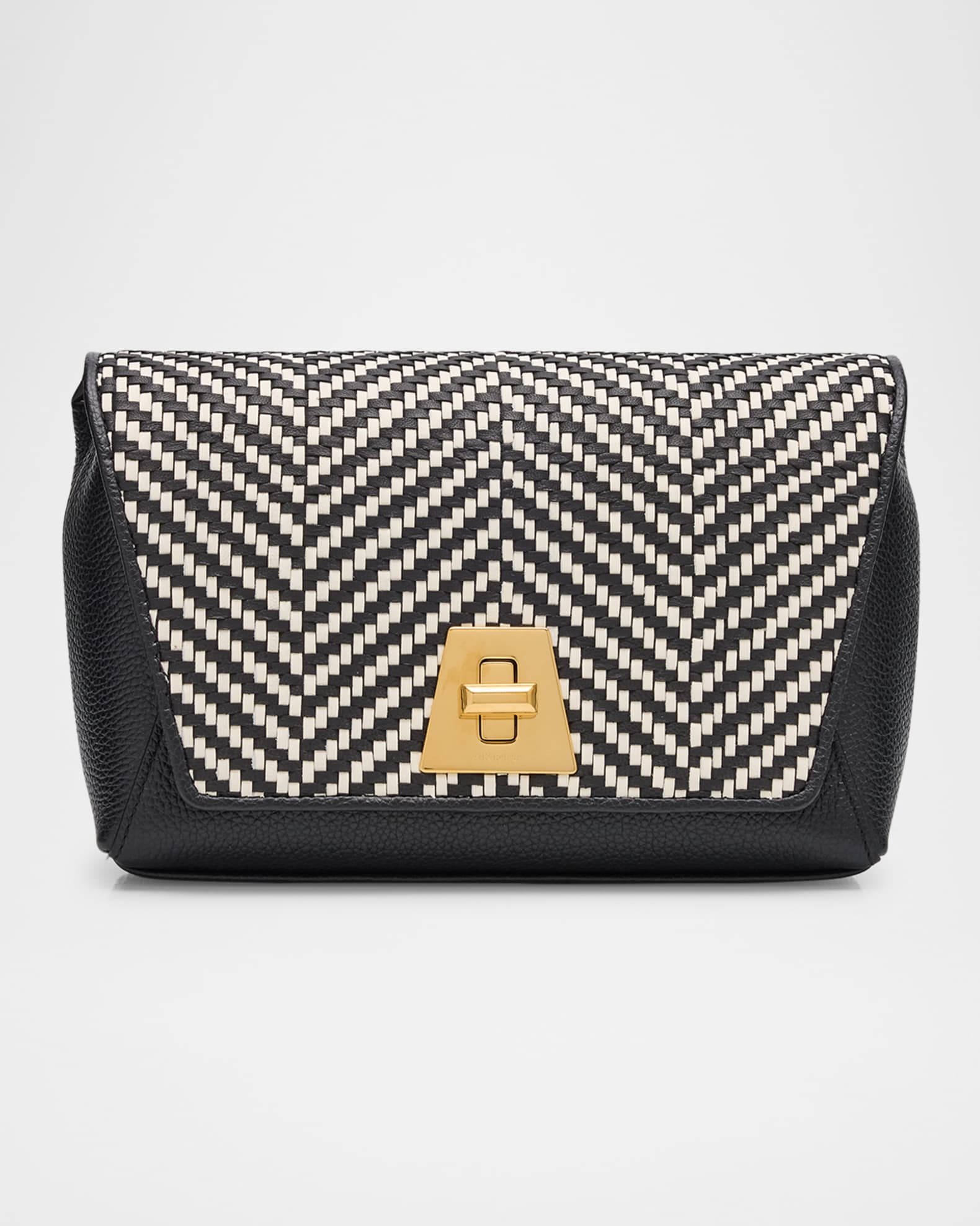 Anouk Small Braided Leather Crossbody Bag 0