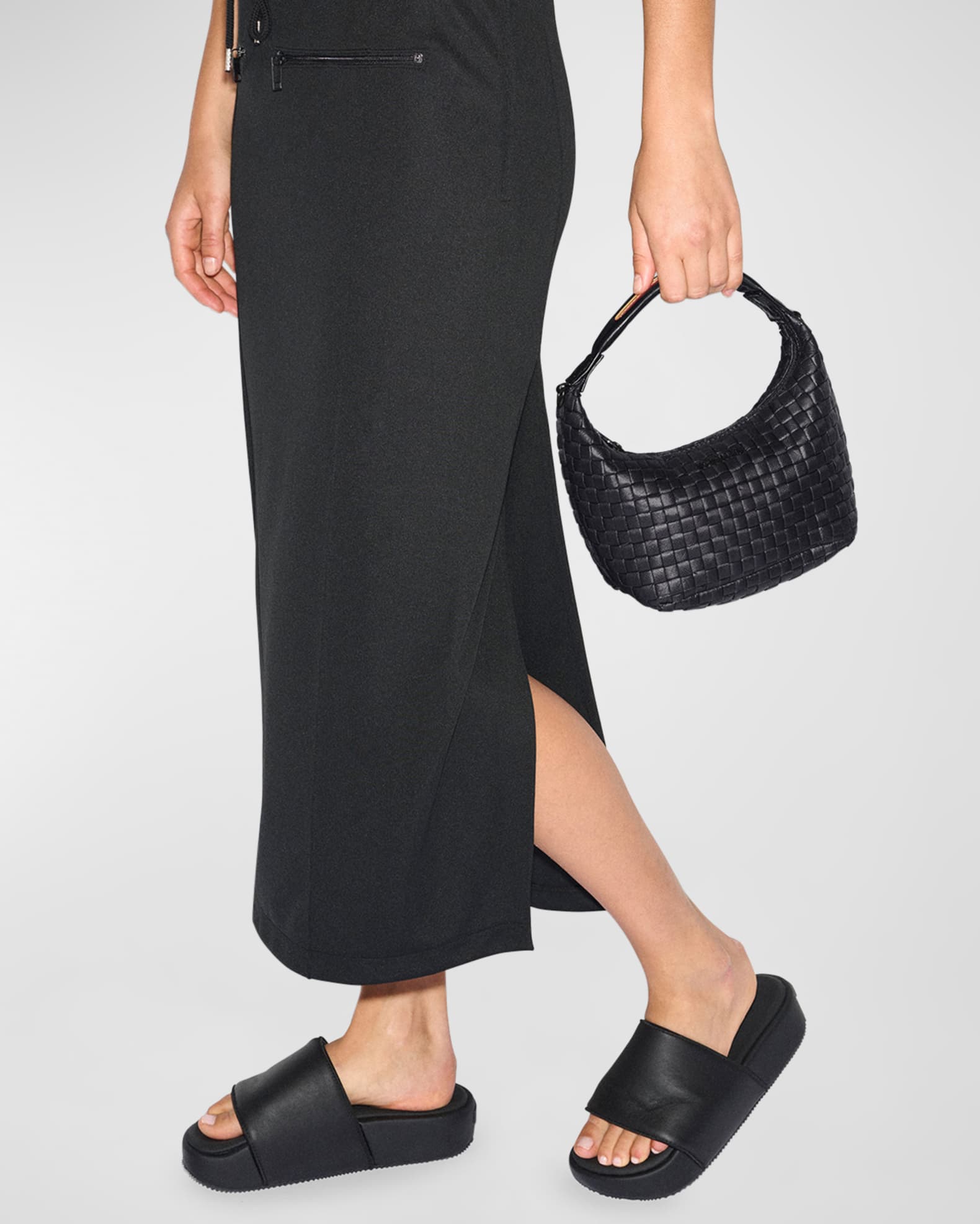 Mini Woven Hobo Bag 1