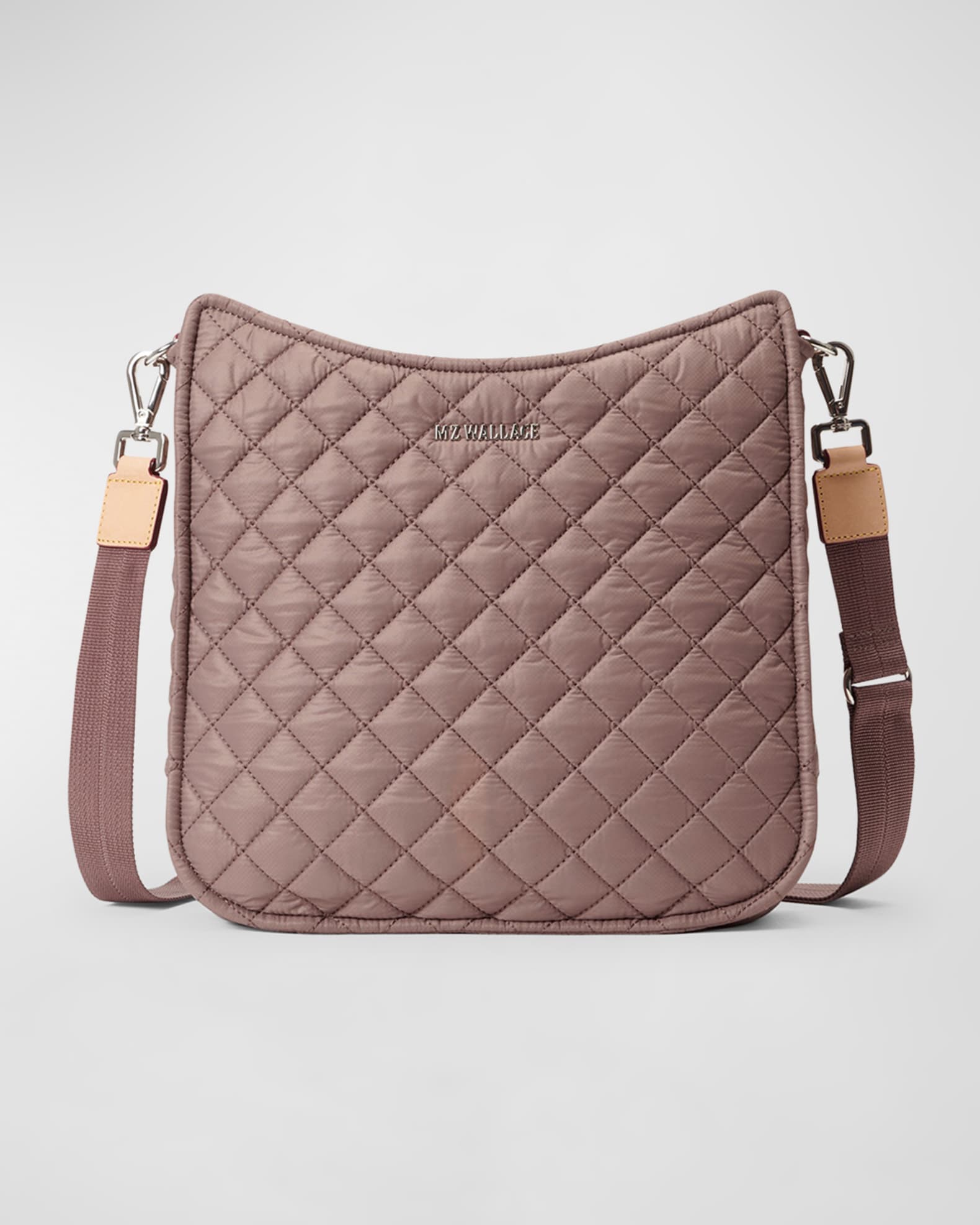MZ WALLACE Box Quilted Nylon Crossbody Bag | Neiman Marcus