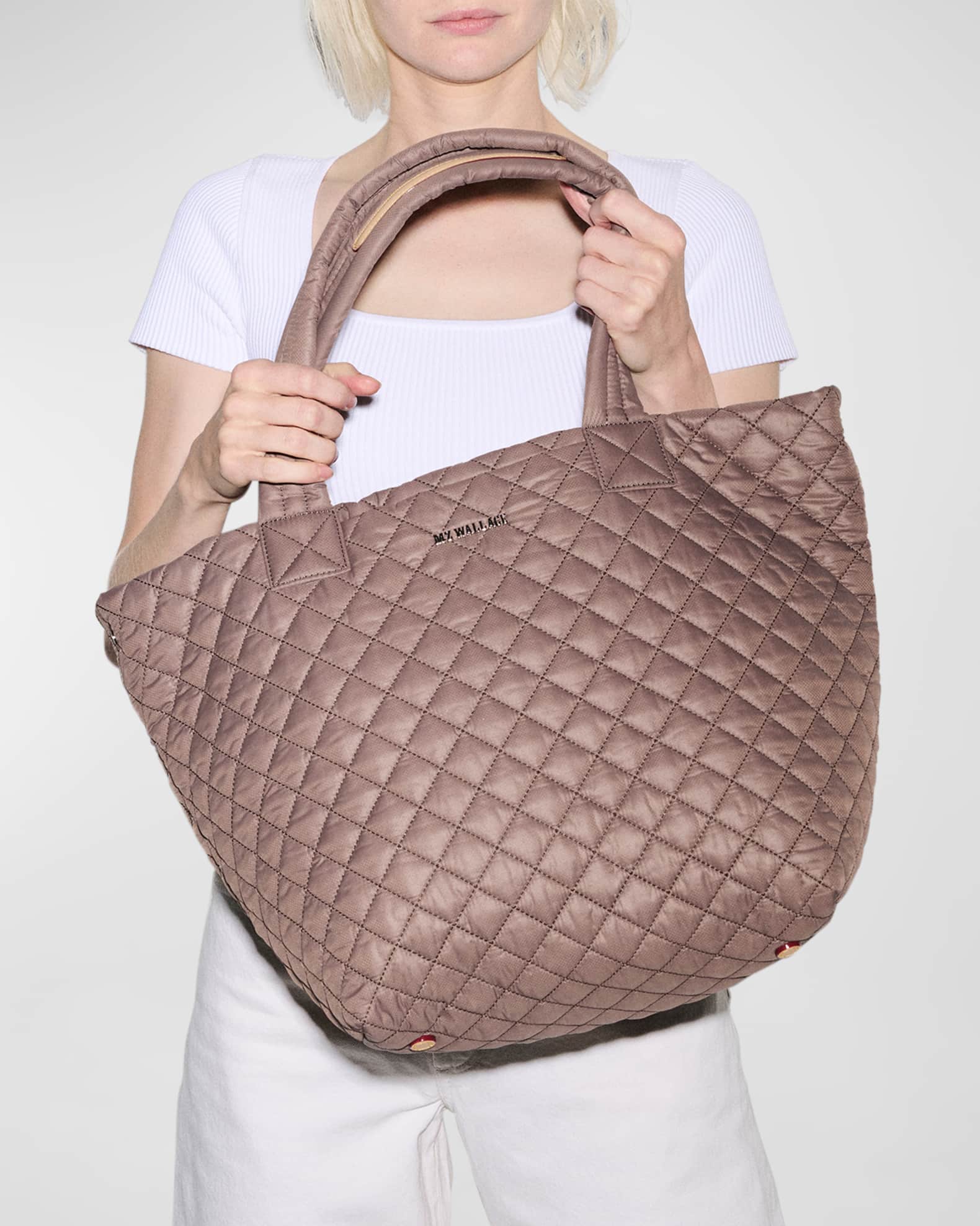 MZ WALLACE Metro Deluxe Medium Quilted Tote Bag Neiman Marcus