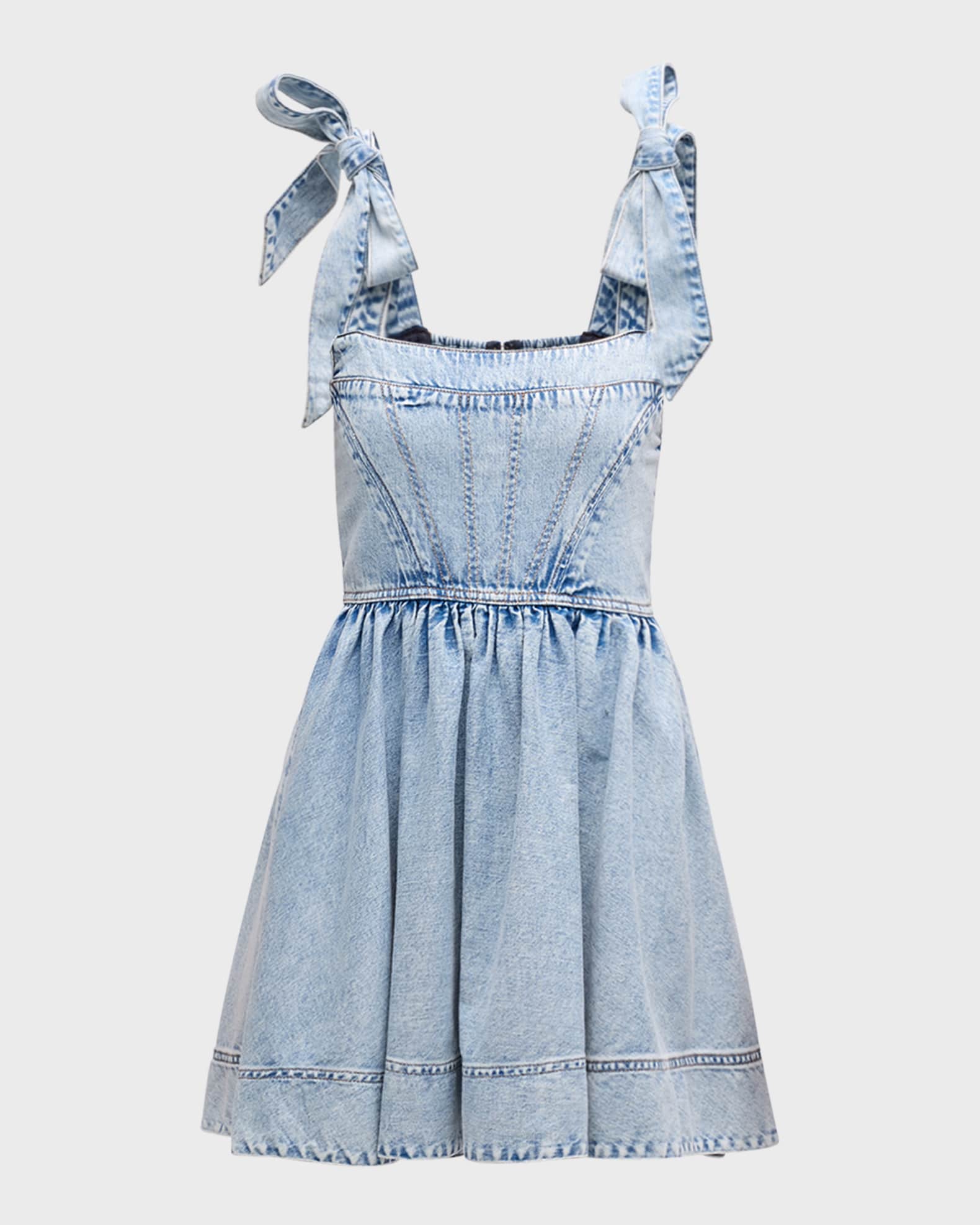 Alice and olivia denim dress cheap