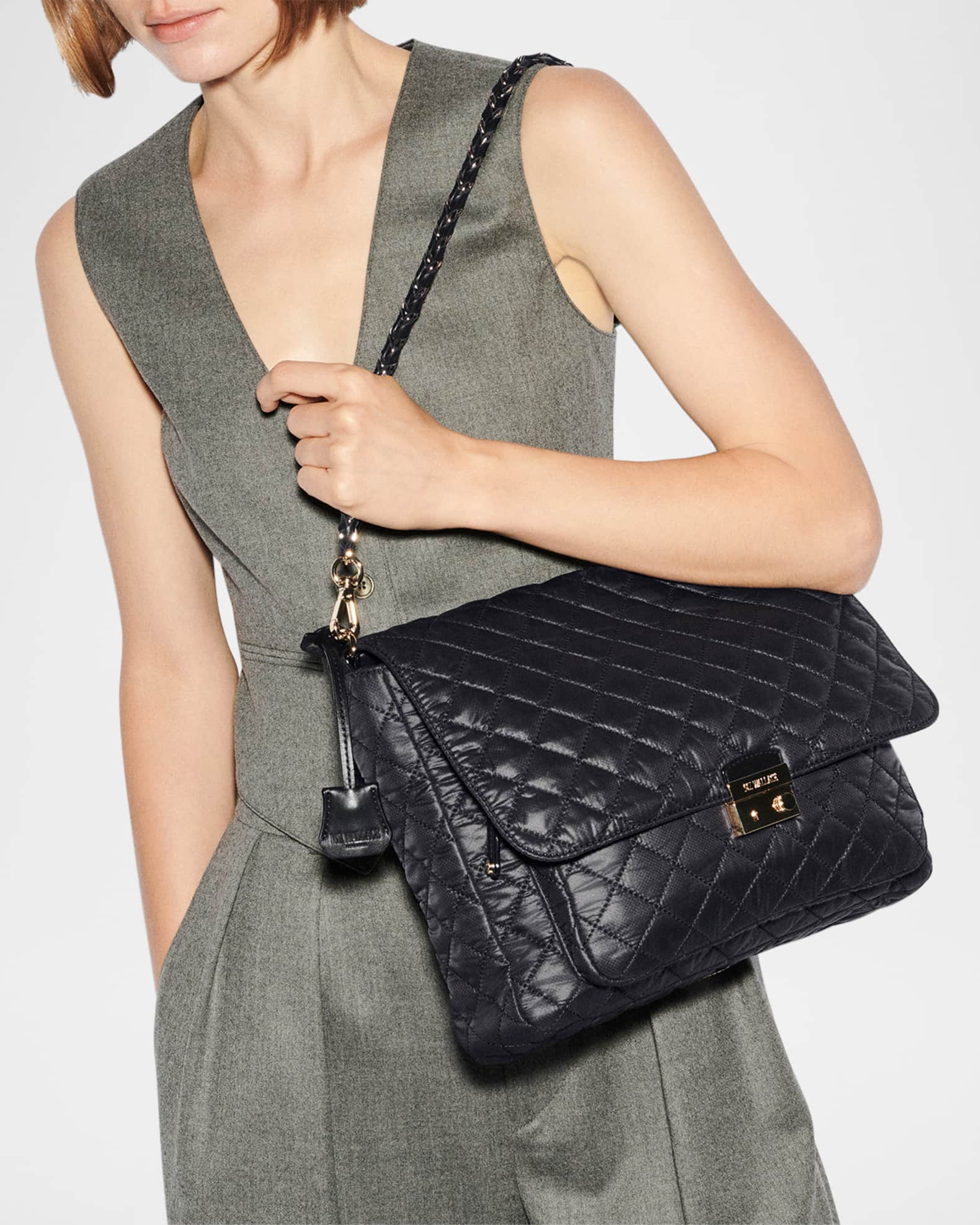 Large quilted shoulder bag online