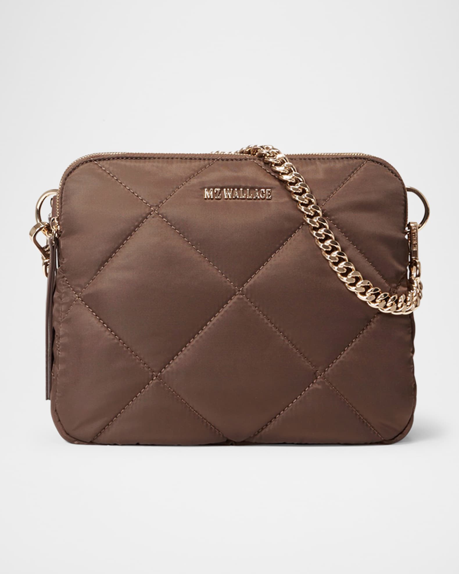 Madison Quilted Nylon Crossbody Bag