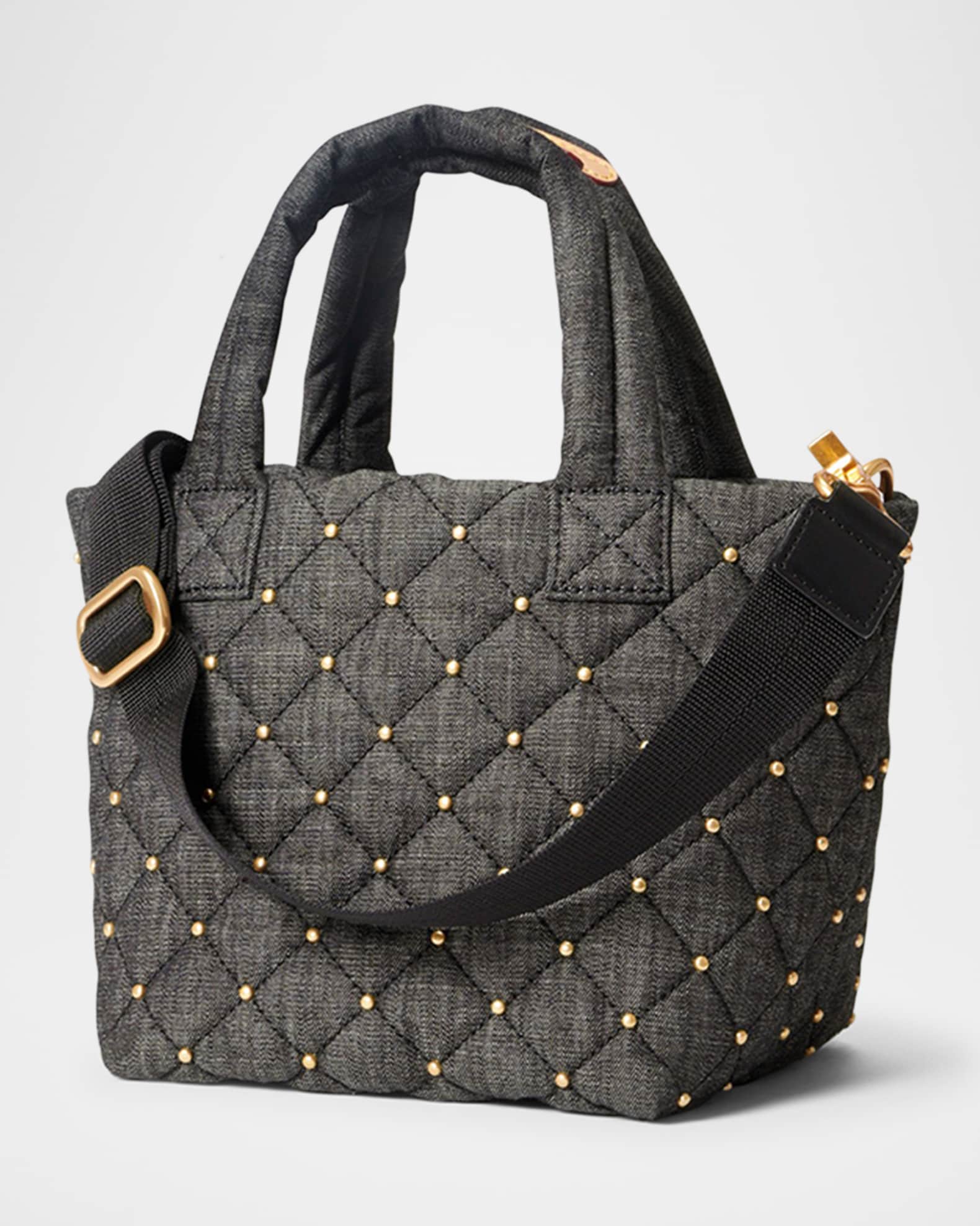 MZ WALLACE Metro Deluxe Micro Studded Tote Bag Neiman Marcus