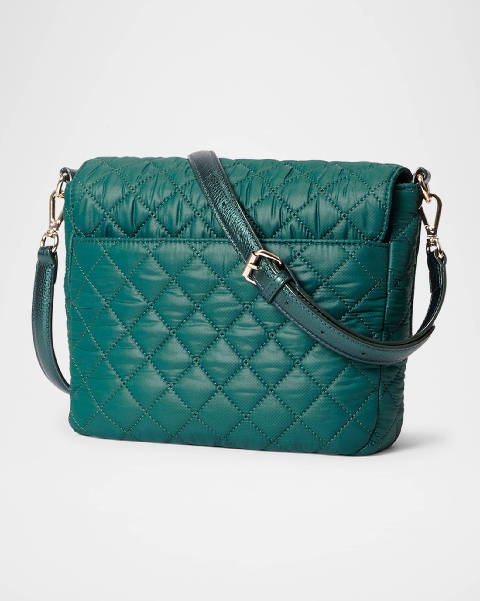 Crosby Lock Medium Quilted Nylon Crossbody Bag