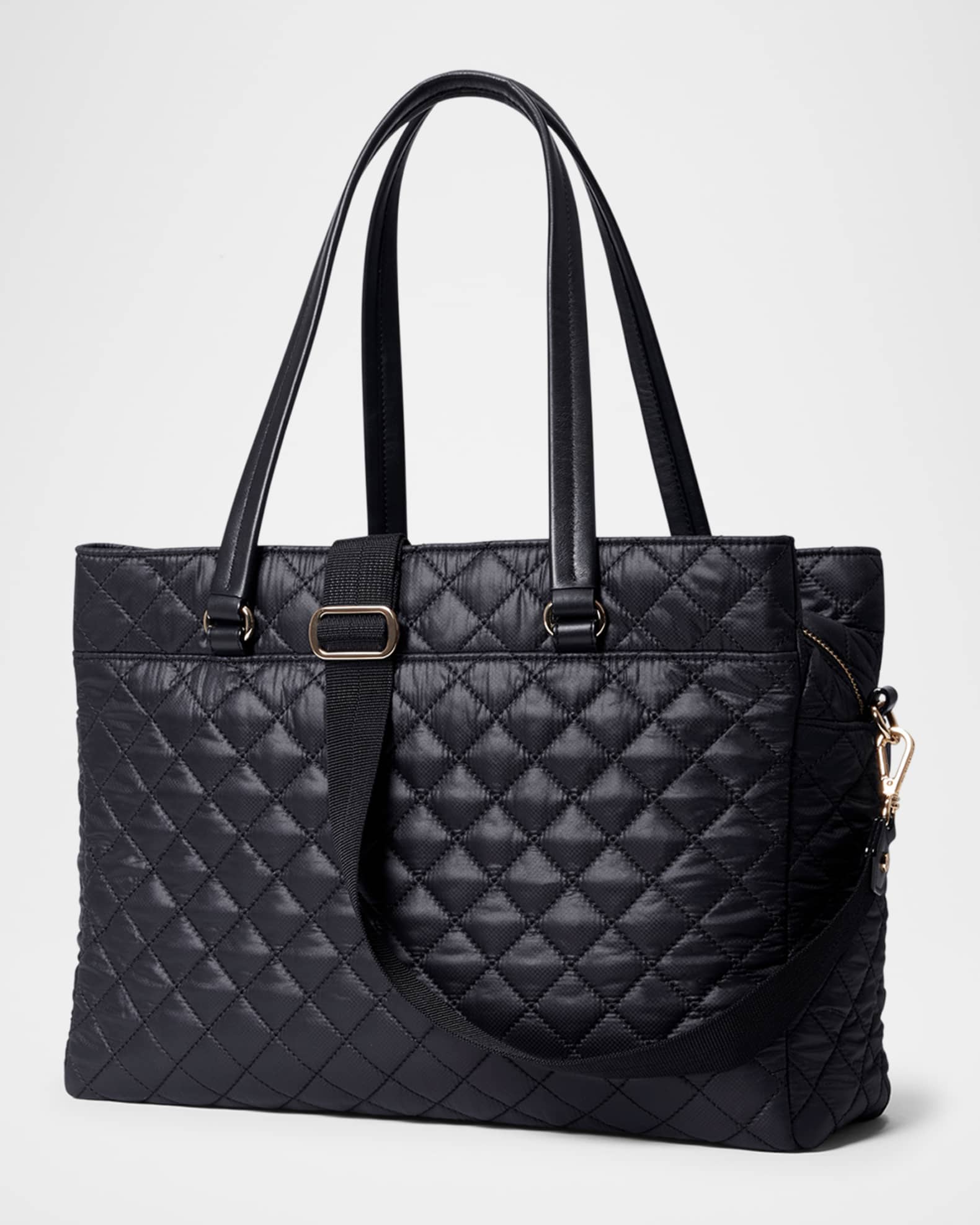 MZ WALLACE Crosby Lock Quilted Nylon Tote Bag Neiman Marcus