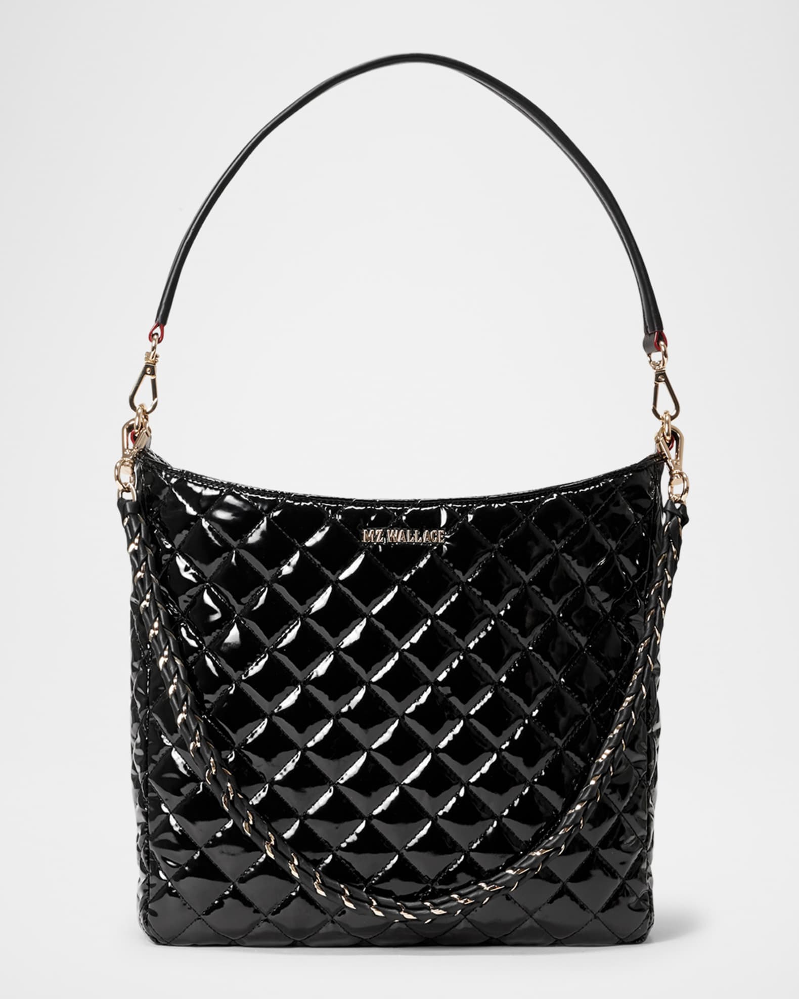 Mz wallace patent leather top