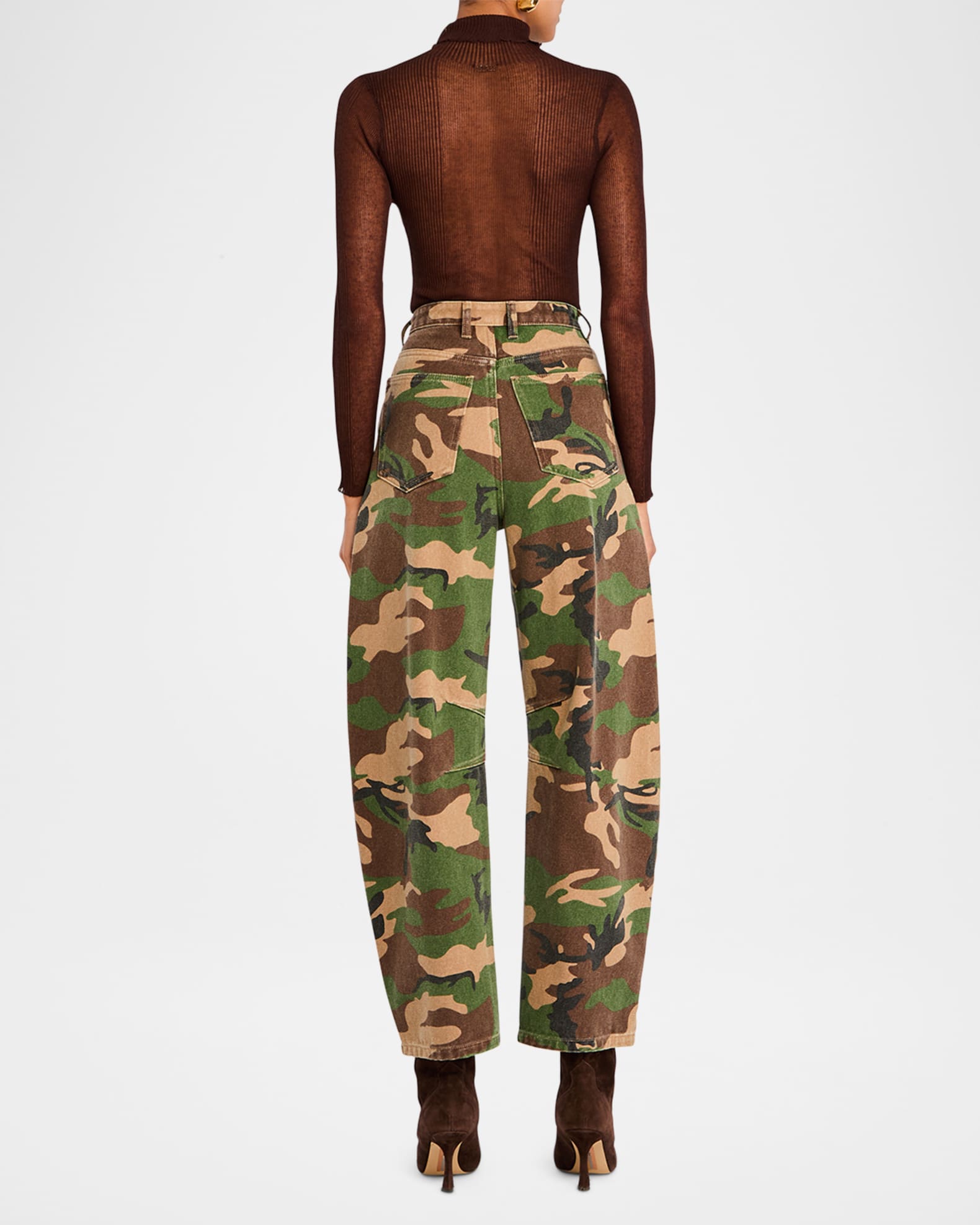 MARBEL MID RISE BARREL JEAN main image 1